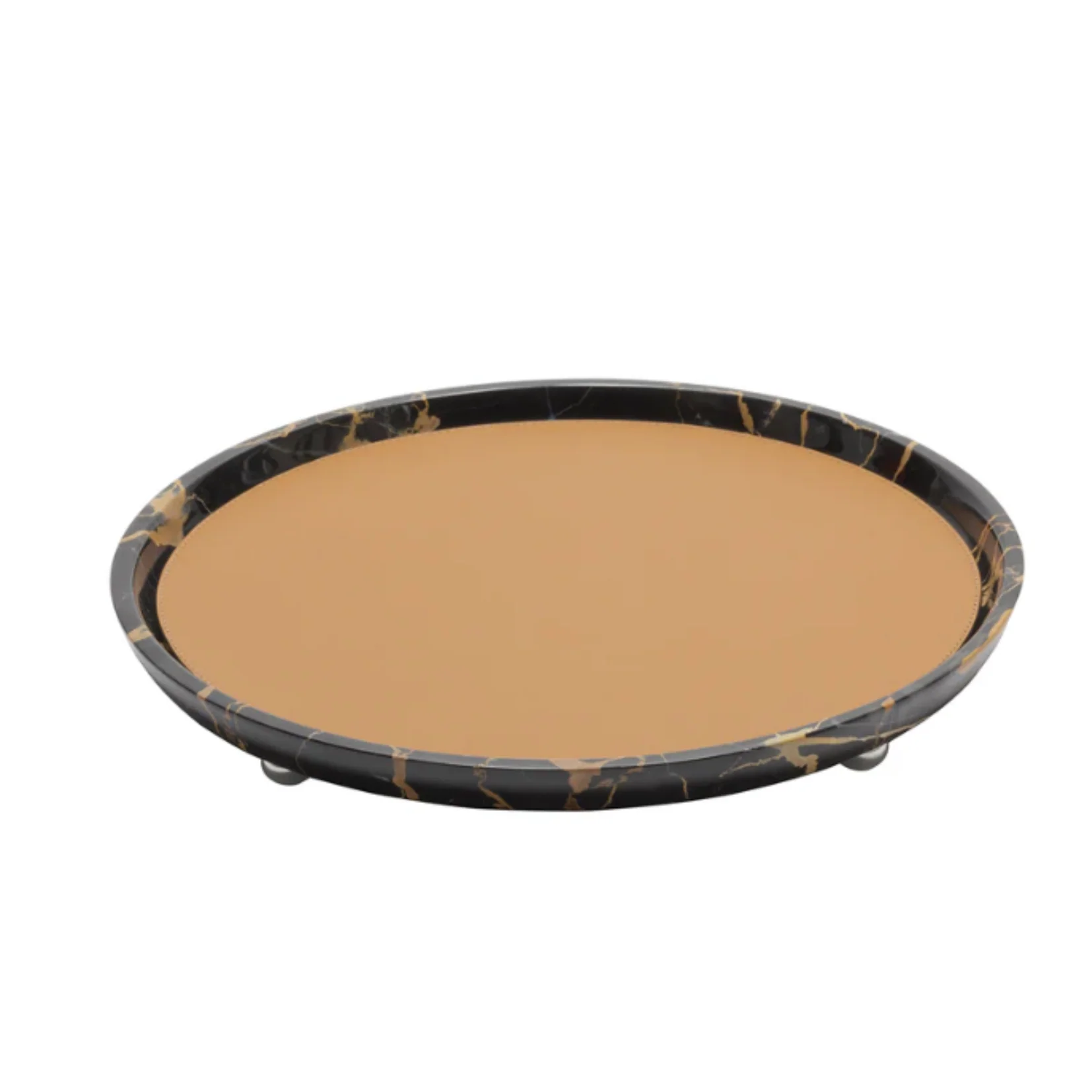 GIOBAGNARA | MONZA LEATHER & MARBLE VALET TRAY | $ 705.00 - Image 3