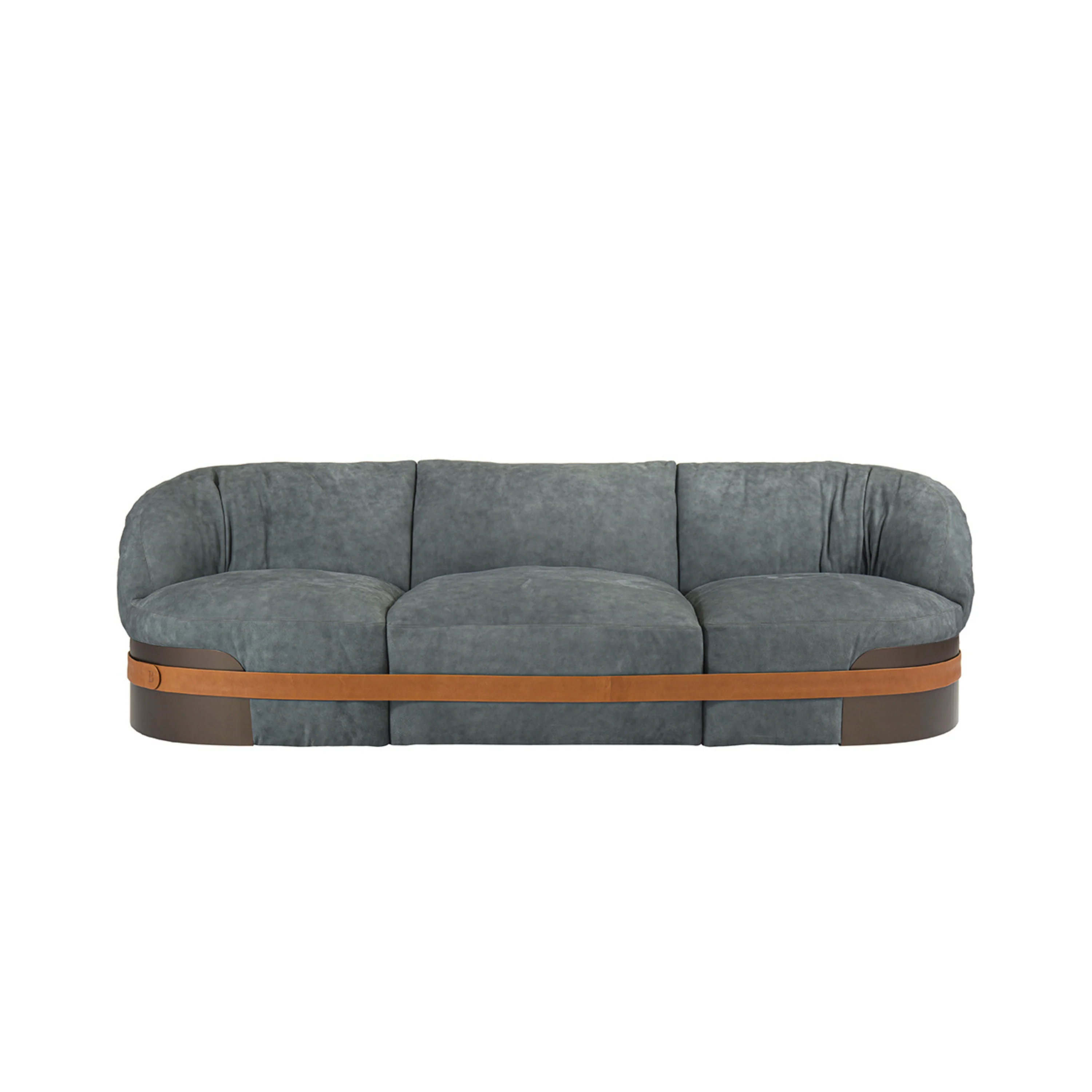 BELT LEATHER 3 SEATER SOFA | $25,750.00 - Image 2