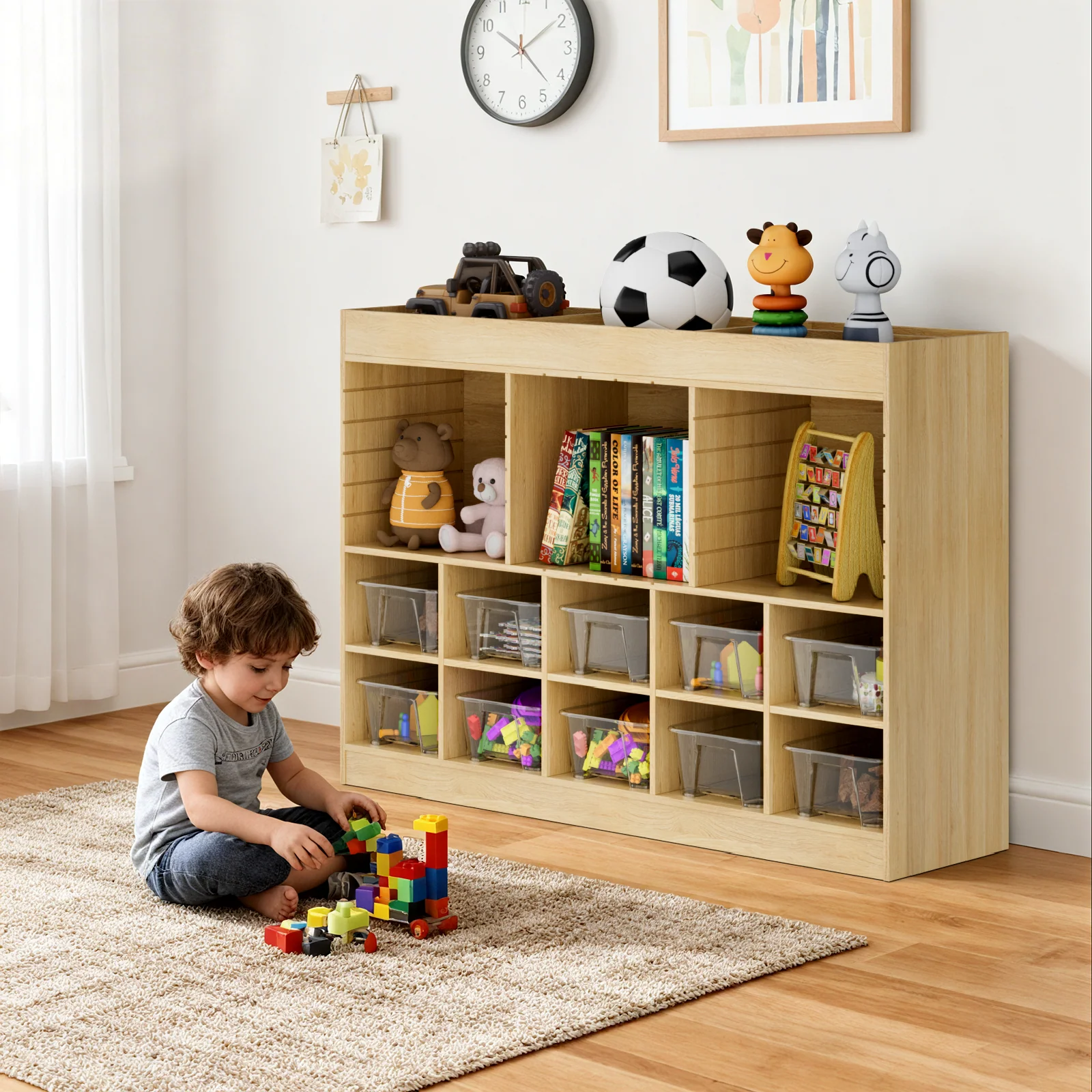 Advwin Classroom Sectional Cubbie Storage Unit - Image 3