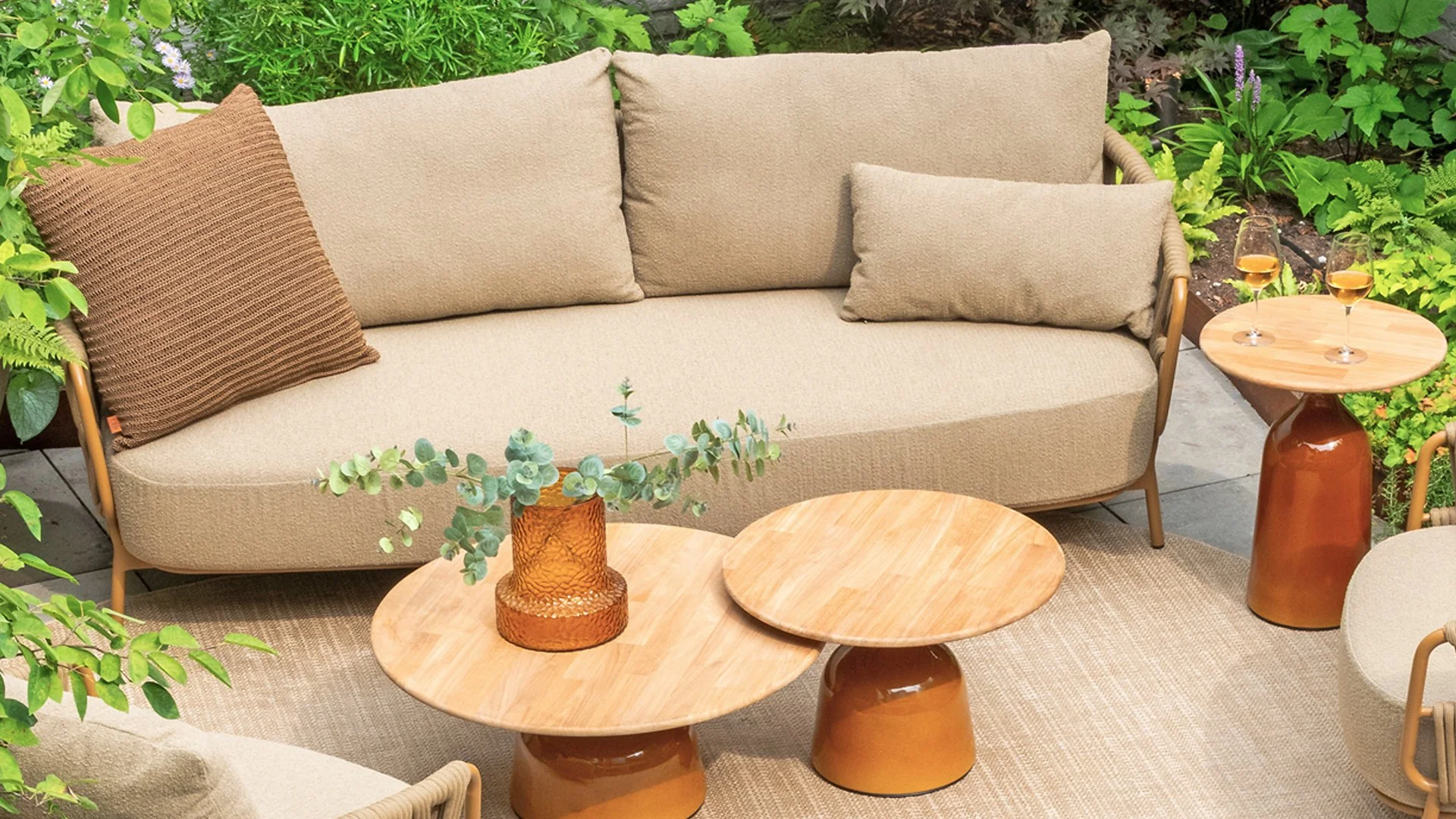 4 SEASONS OUTDOOR | BIARRITZ 3-SEATER BENCH | $5,242.00 - Image 2