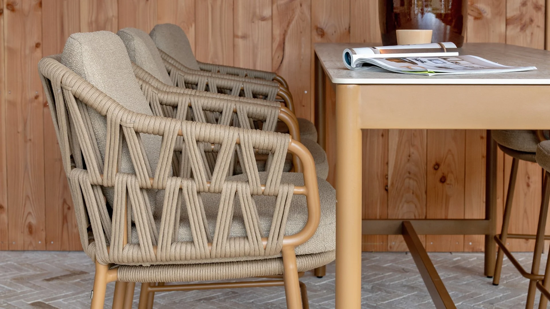 4 SEASONS OUTDOOR | BIARRITZ HIGH DINING CHAIR | SET OF 2 | $2,622.00 - Image 3