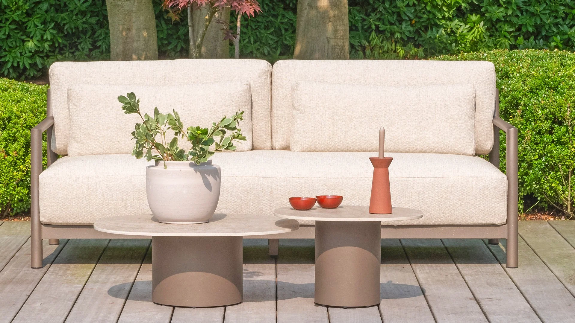 4 SEASONS OUTDOOR | CAPRESI 3-SEATER BENCH | $4,596.00 - Image 3