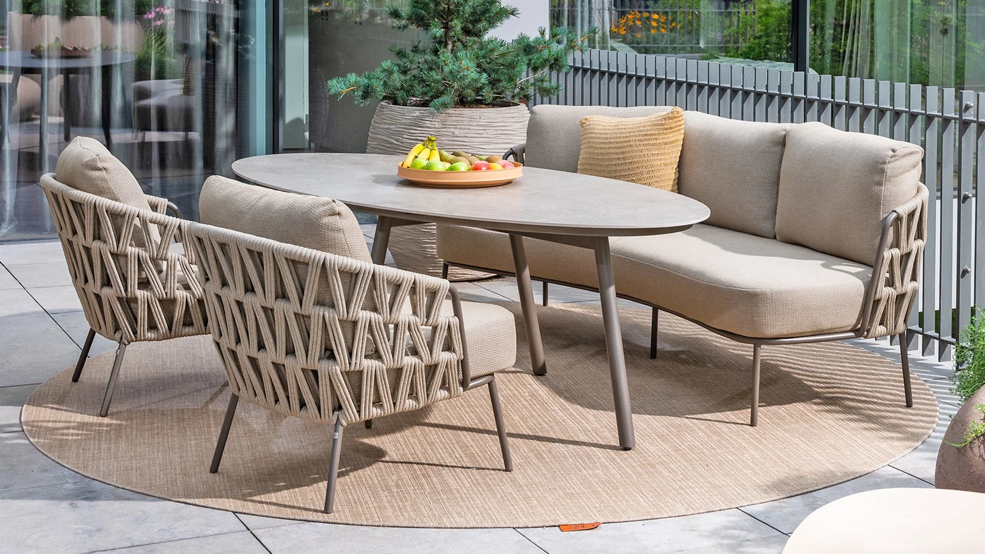 4 SEASONS OUTDOOR | MALLORCA 3-SEATER BENCH | $4,882.00 - Image 3