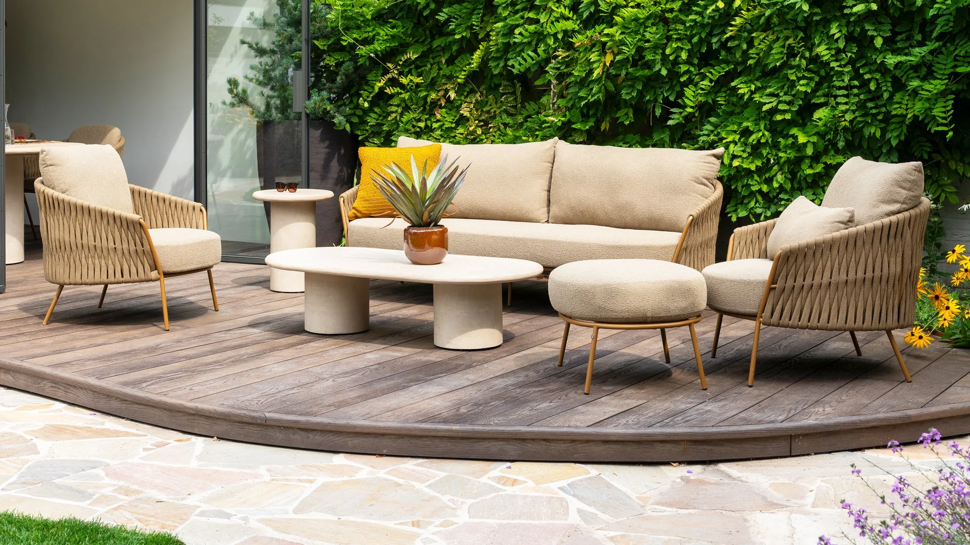 4 SEASONS OUTDOOR | MOLINA FOOTSTOOL | $765.00 - Image 3