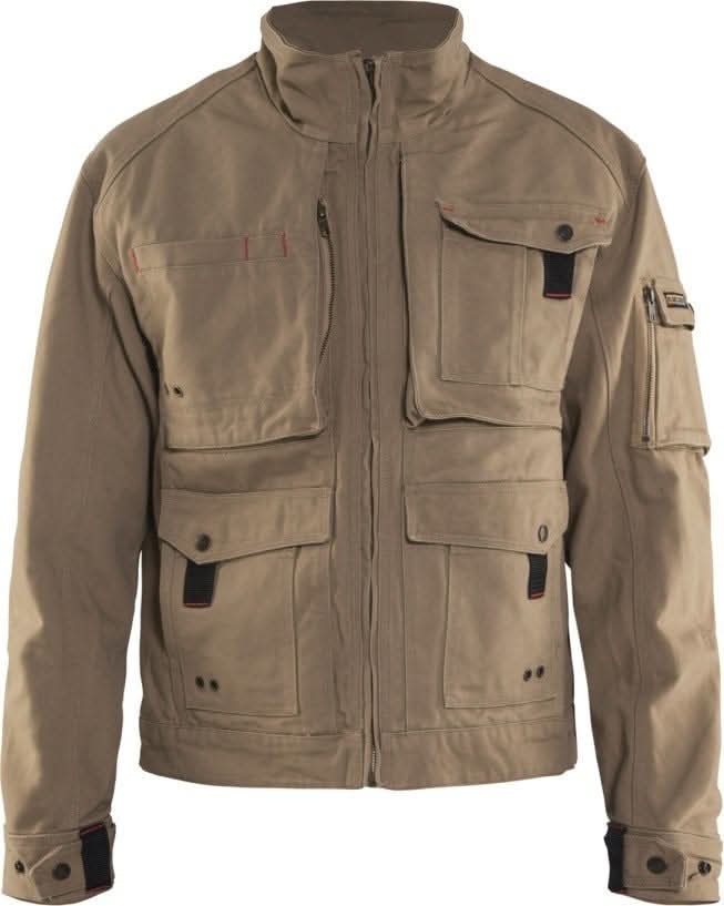Blaklader 40621320 Brawny Canvas Jacket, Antique Khaki - Image 1