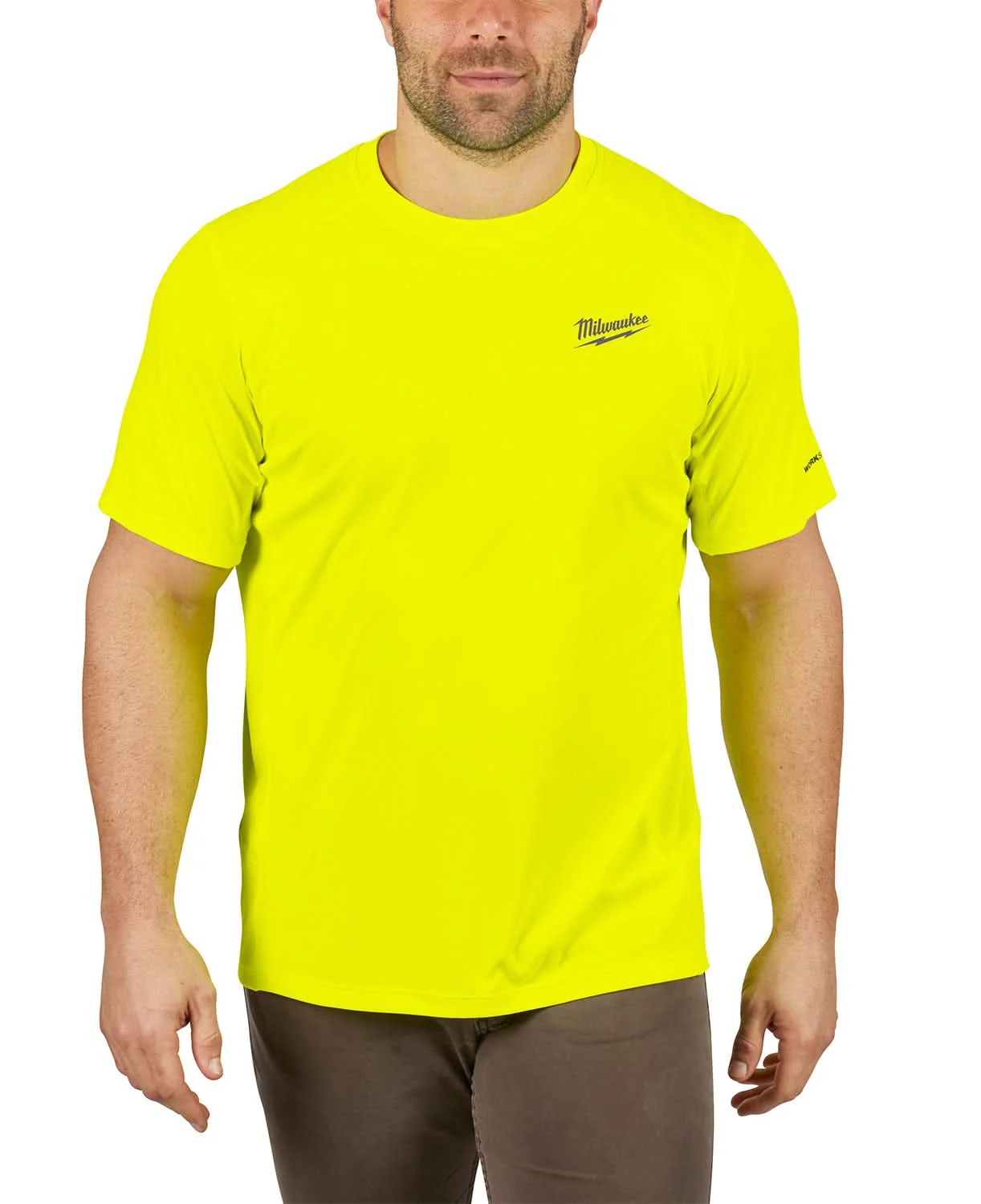 Milwaukee 414HV Hi-Vis Short Sleeve Workskin Light Shirt - Image 1