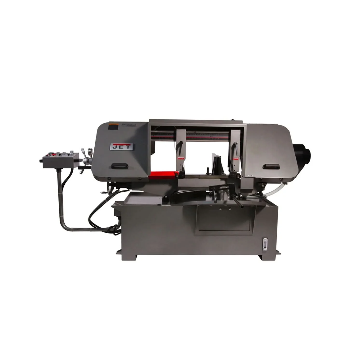 JET 424475 HBS-1220MSAH, 12″ x 20″ Semi-Automatic Mitering Variable Speed Bandsaw with Hydraulic Vise