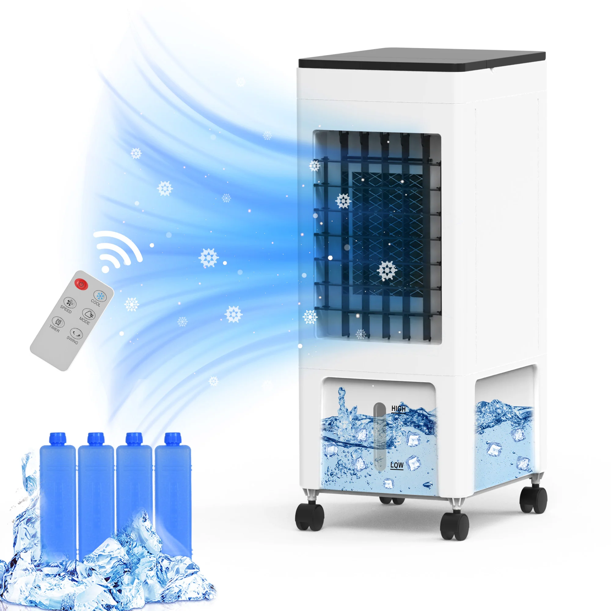 Advwin 3 In 1 Portable Air Cooler with Water Tank