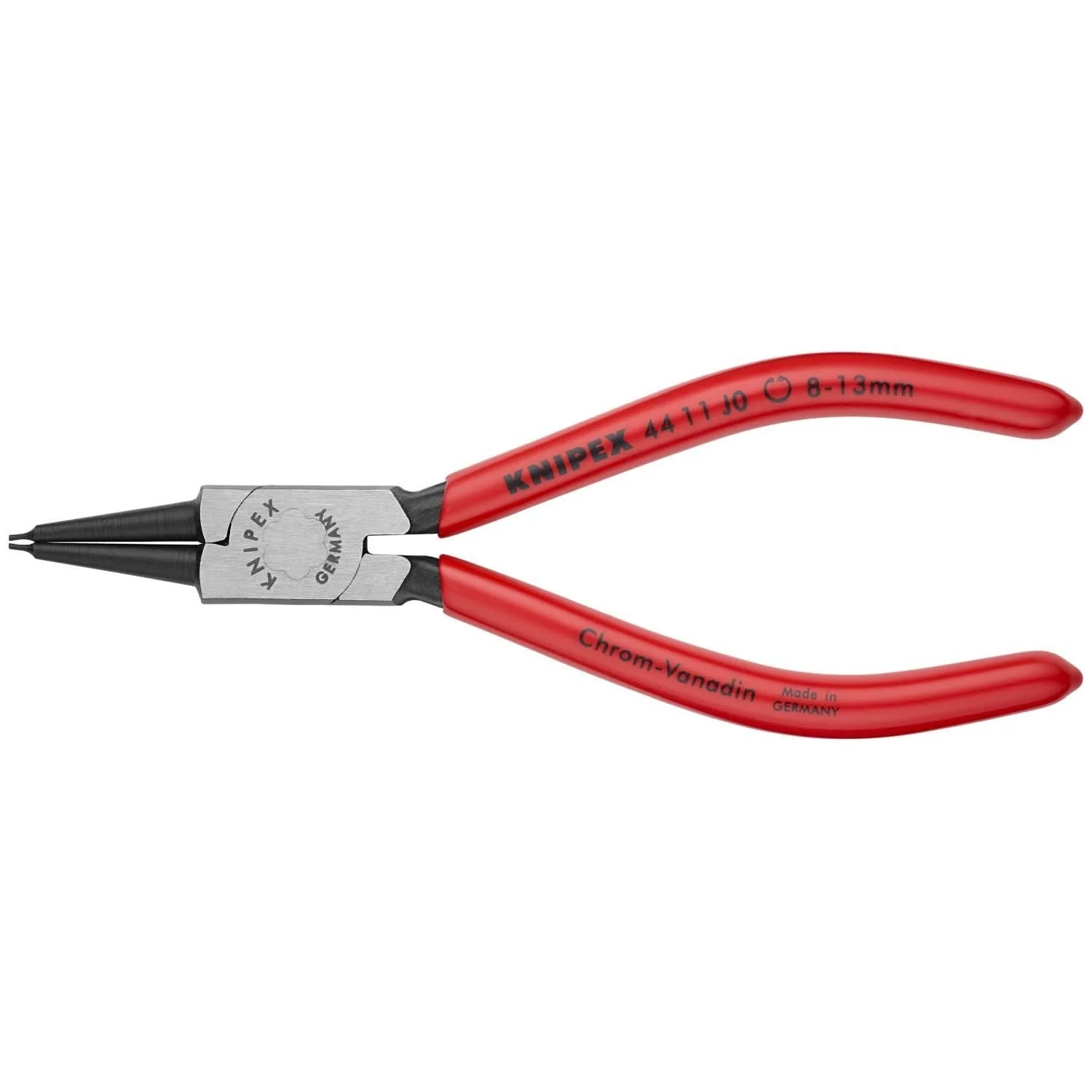 Knipex 44 11 J0 Internal Snap Ring Pliers-Forged Tips - Image 1