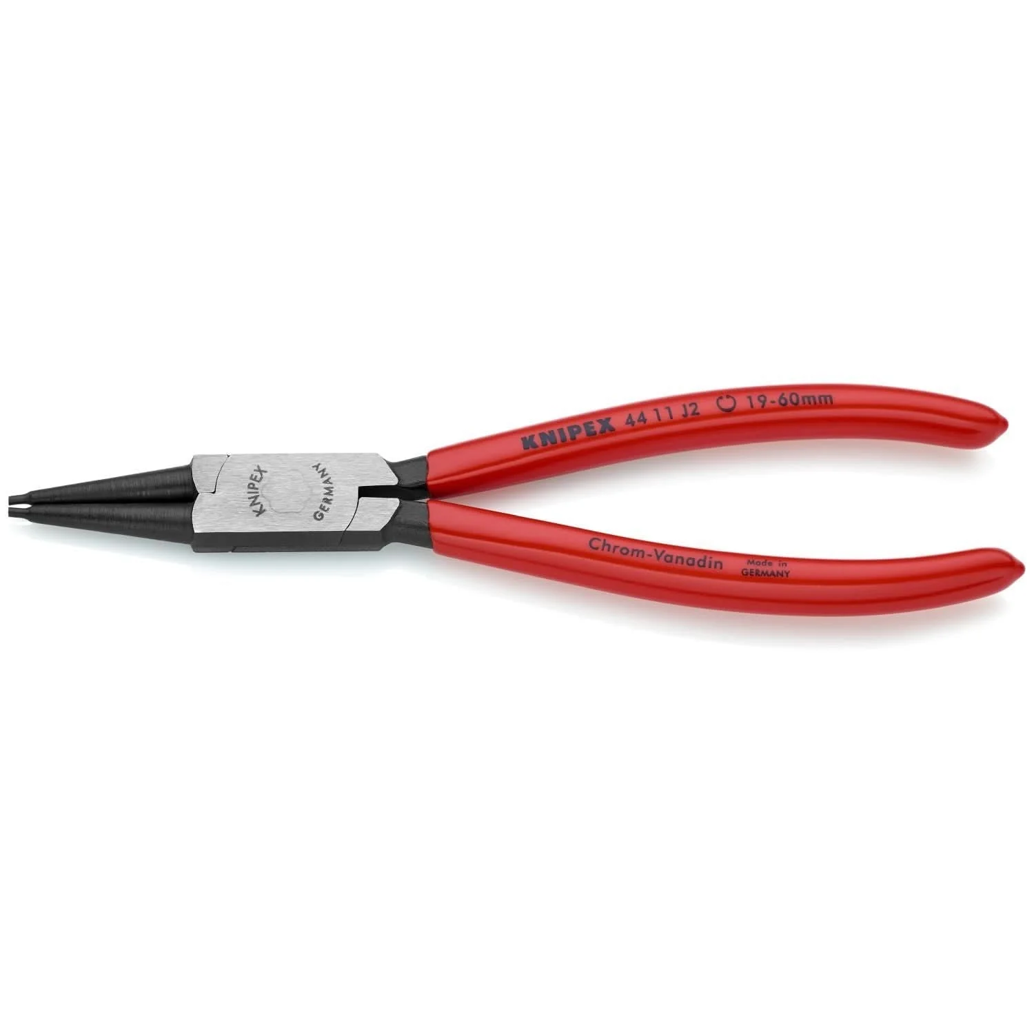 Knipex 44 11 J4 Internal Snap Ring Pliers-Forged Tips - Image 1