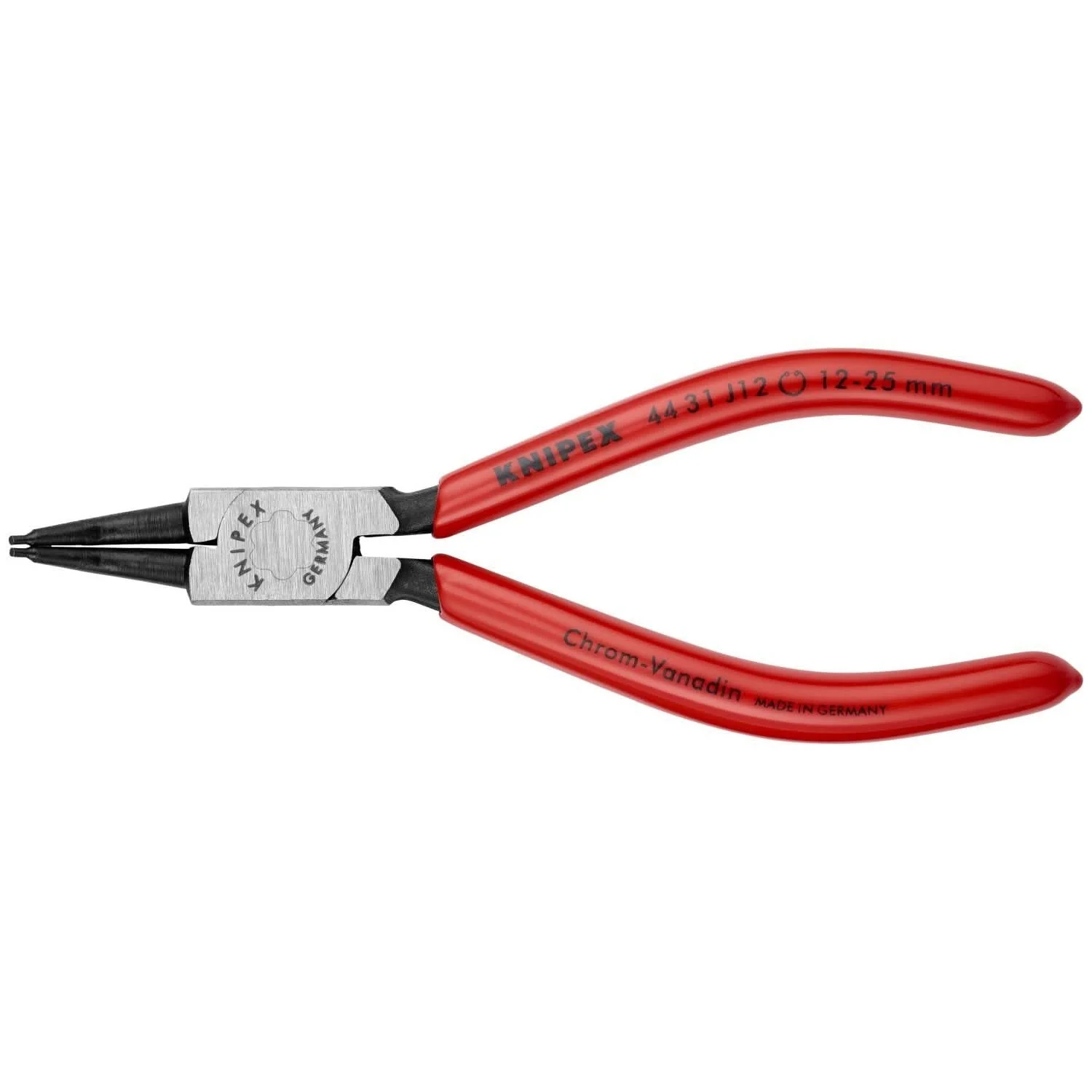 Knipex 44 31 J12 Internal 45&deg; Angled Snap Ring Pliers-Forged Tips - Image 1