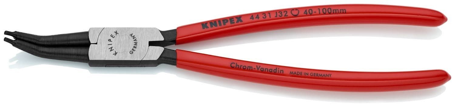 Knipex 44 31 J32 Internal 45&deg; Angled Snap Ring Pliers-Forged Tips - Image 2