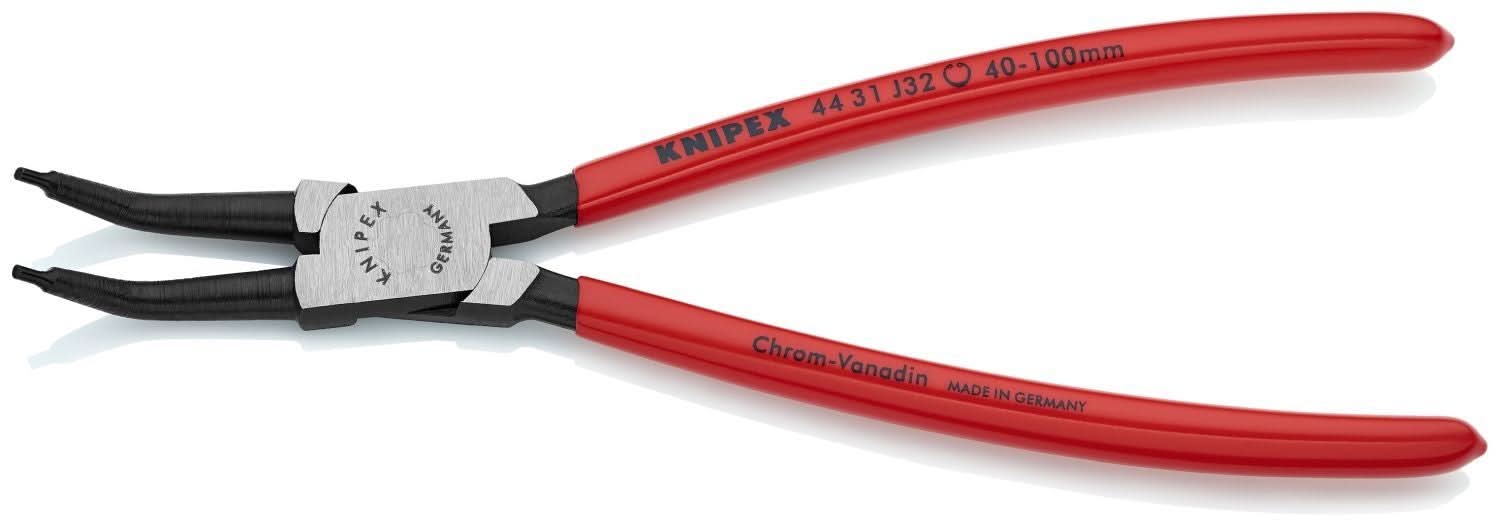 Knipex 44 31 J32 Internal 45&deg; Angled Snap Ring Pliers-Forged Tips - Image 3