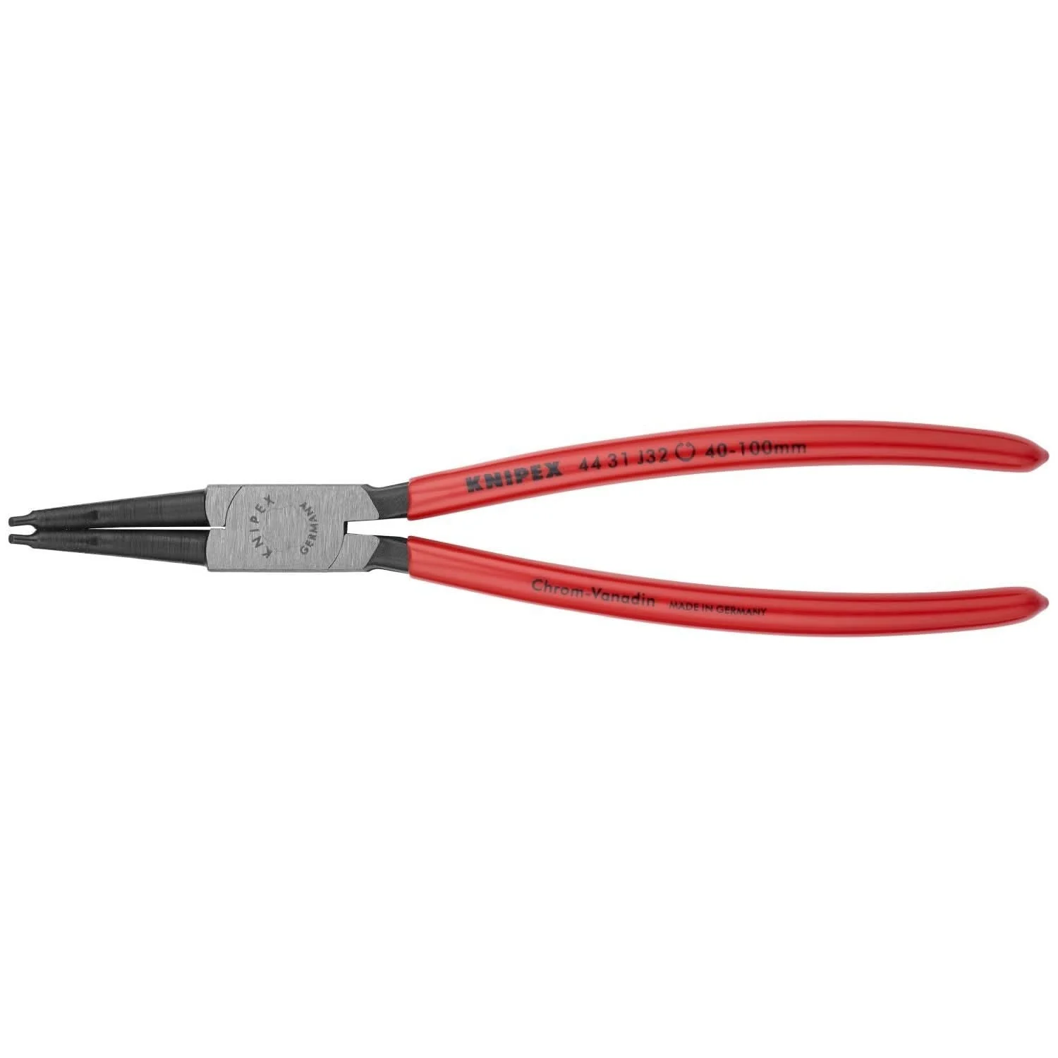 Knipex 44 31 J32 Internal 45&deg; Angled Snap Ring Pliers-Forged Tips - Image 1