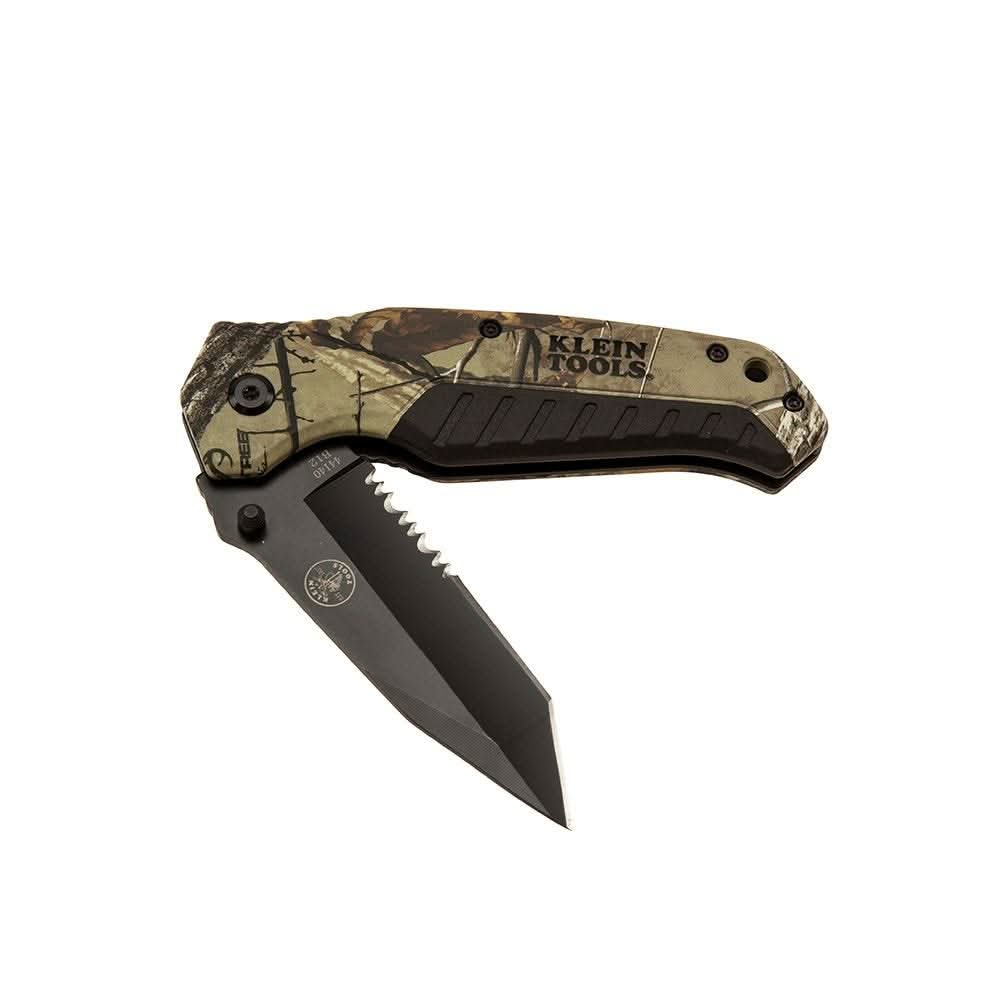 Klein Tools 44222 Pocket Knife, REALTREE XTRA Camo, Tanto Blade - Image 2