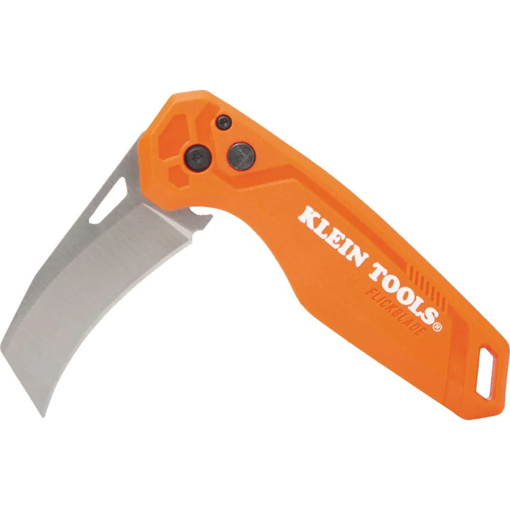 Klein Tools 44321 FLICKBLADE Hawkbill Folding Pocket Knife - Image 2