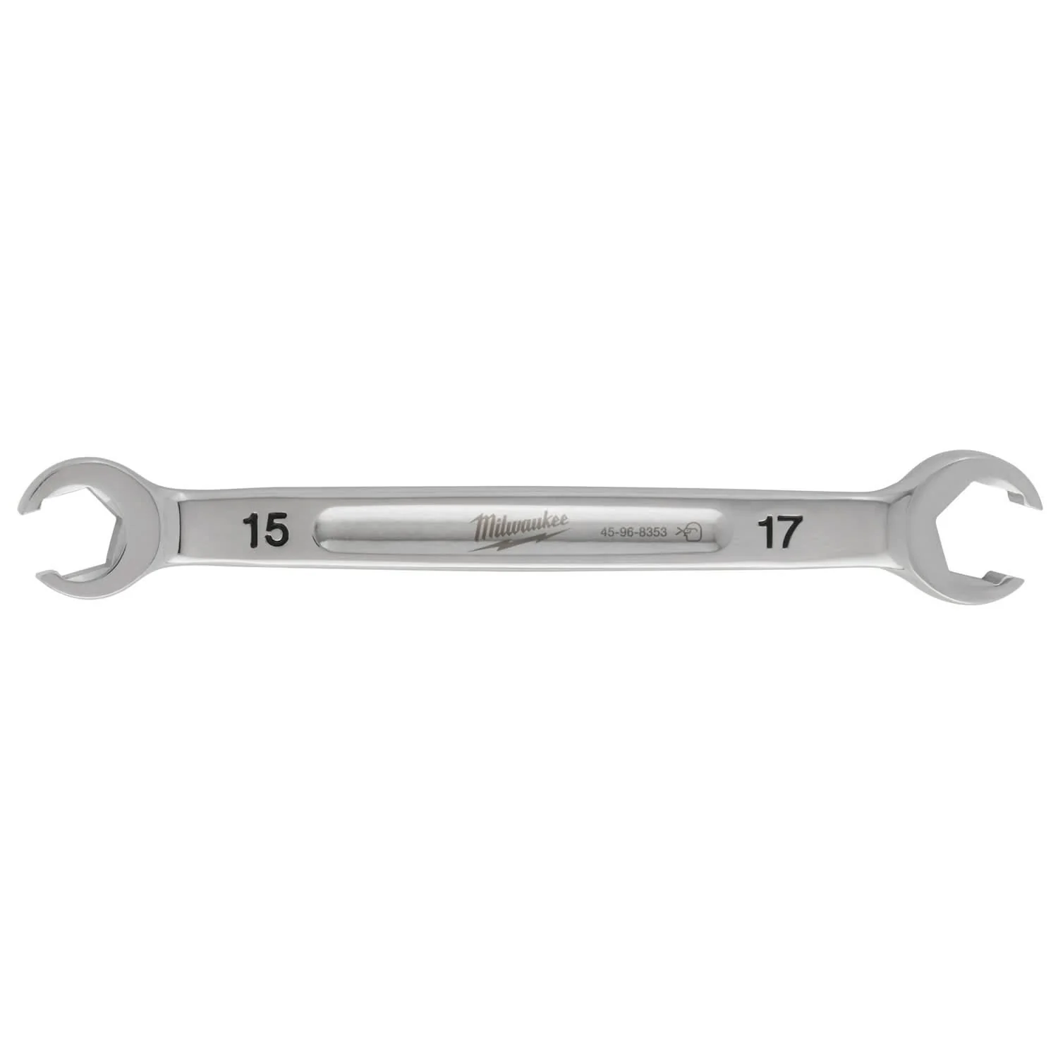 Milwaukee 45-96-8353 15mm X 17mm Double End Flare Nut Wrench - Image 1