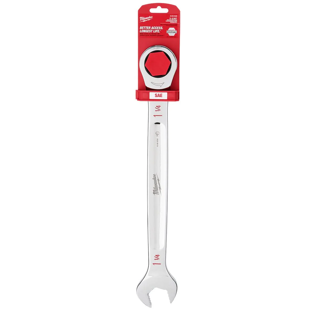 Milwaukee 45-96-9238 1-1/4" Ratcheting Combination Wrench - Image 3