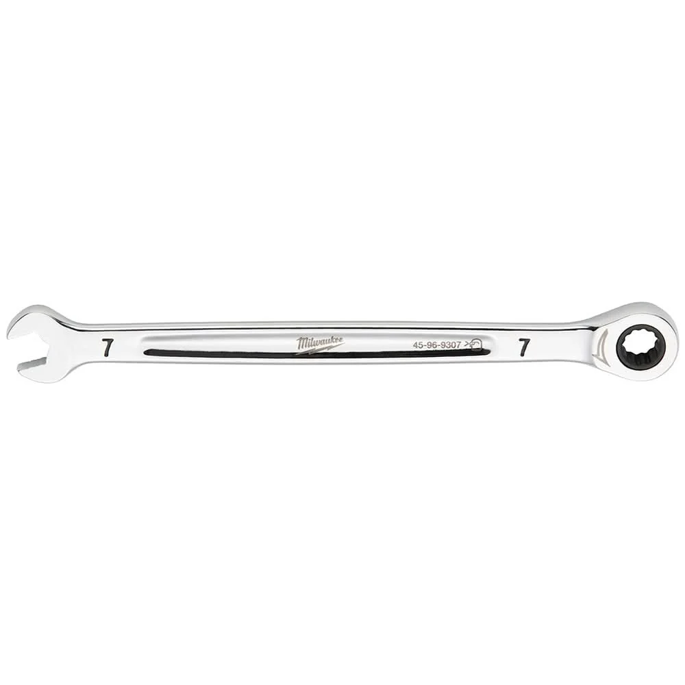 Milwaukee 45-96-9307 7MM Ratcheting Combination Wrench - Image 1