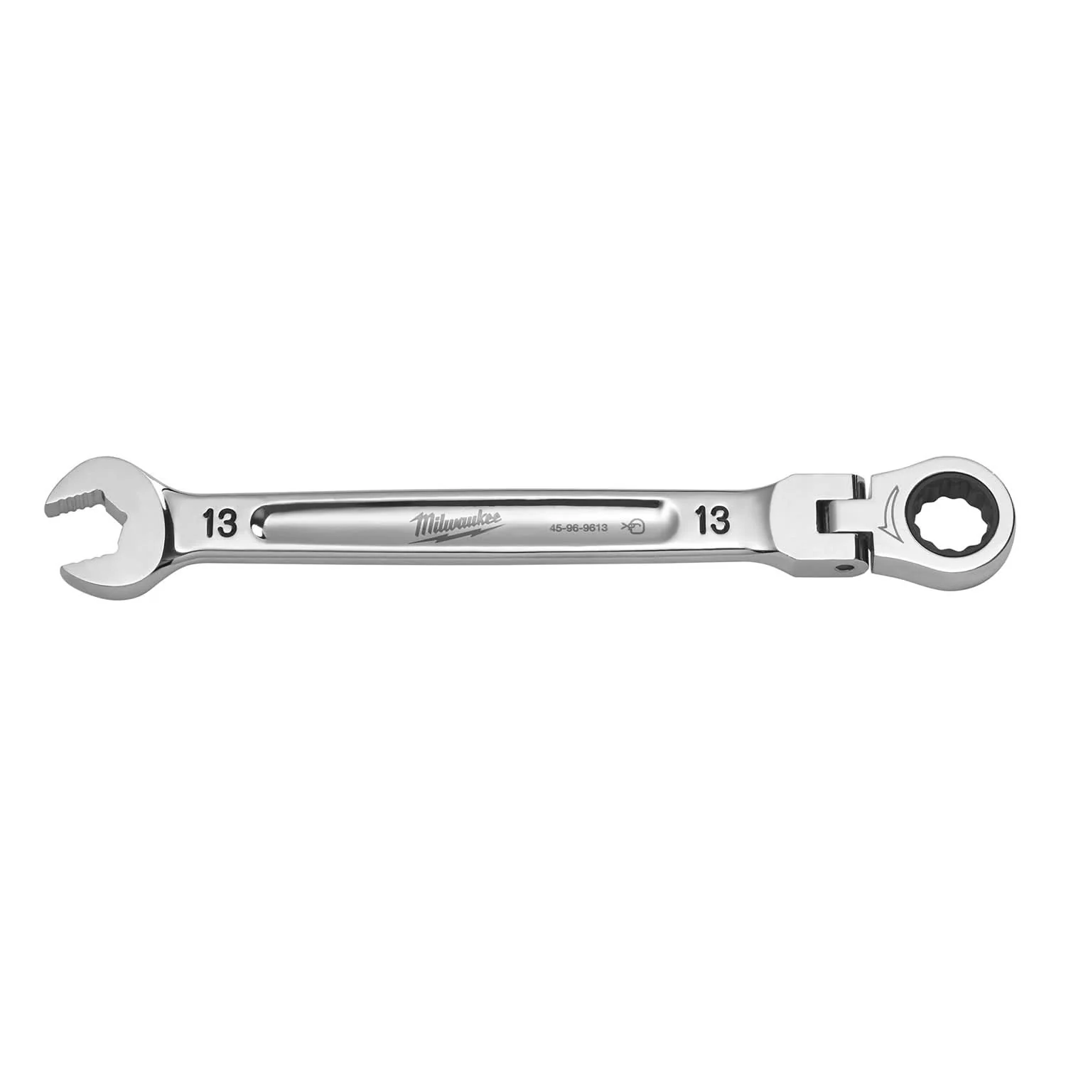 Milwaukee 45-96-9613 13mm Flex Head Ratcheting Combination Wrench - Image 1