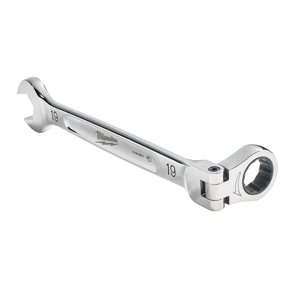 Milwaukee 45-96-9624 24MM Flex Head Ratcheting Combination Wrench - Image 1
