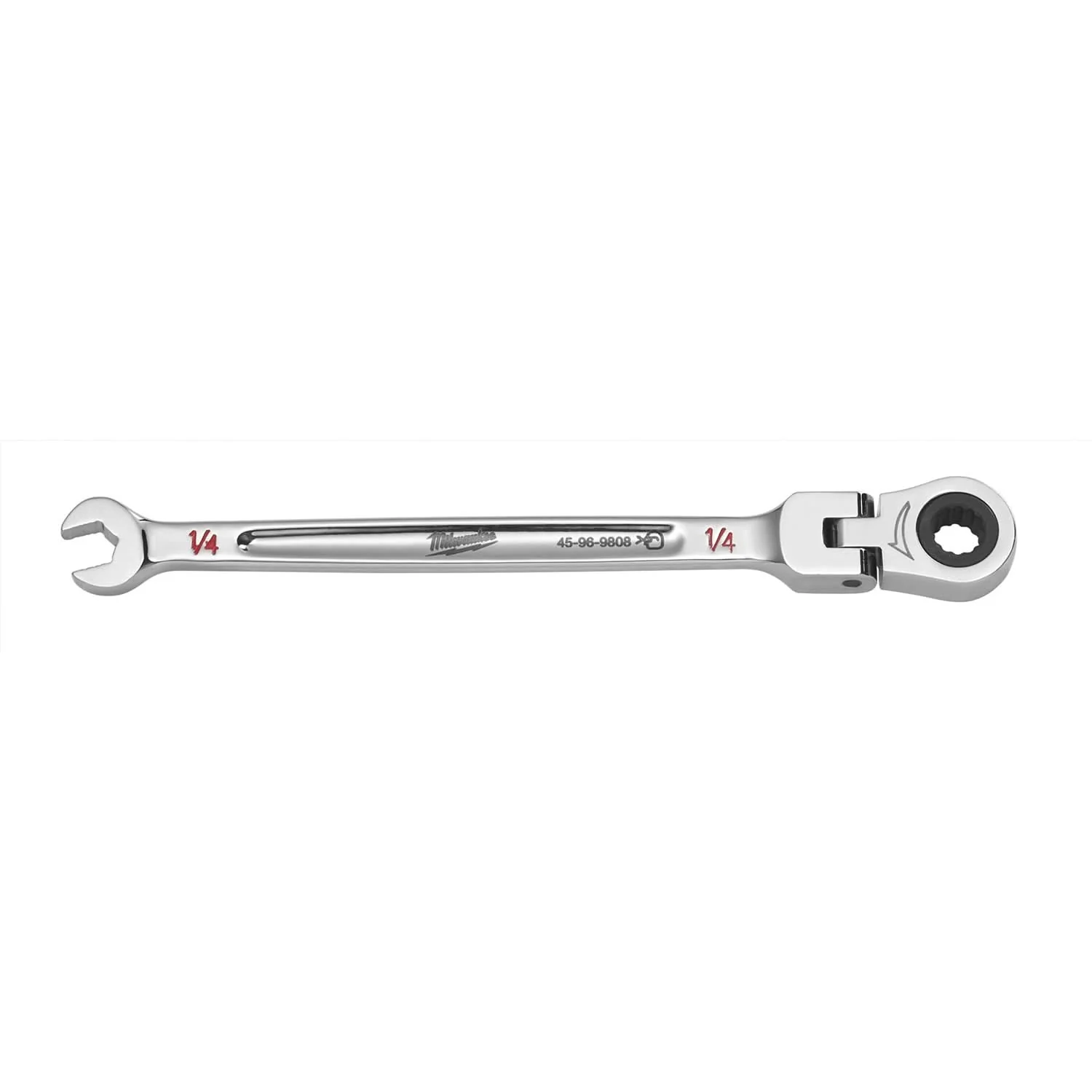 Milwaukee 45-96-9808 1/4-Inch Flex Head Combination Wrench - Image 1