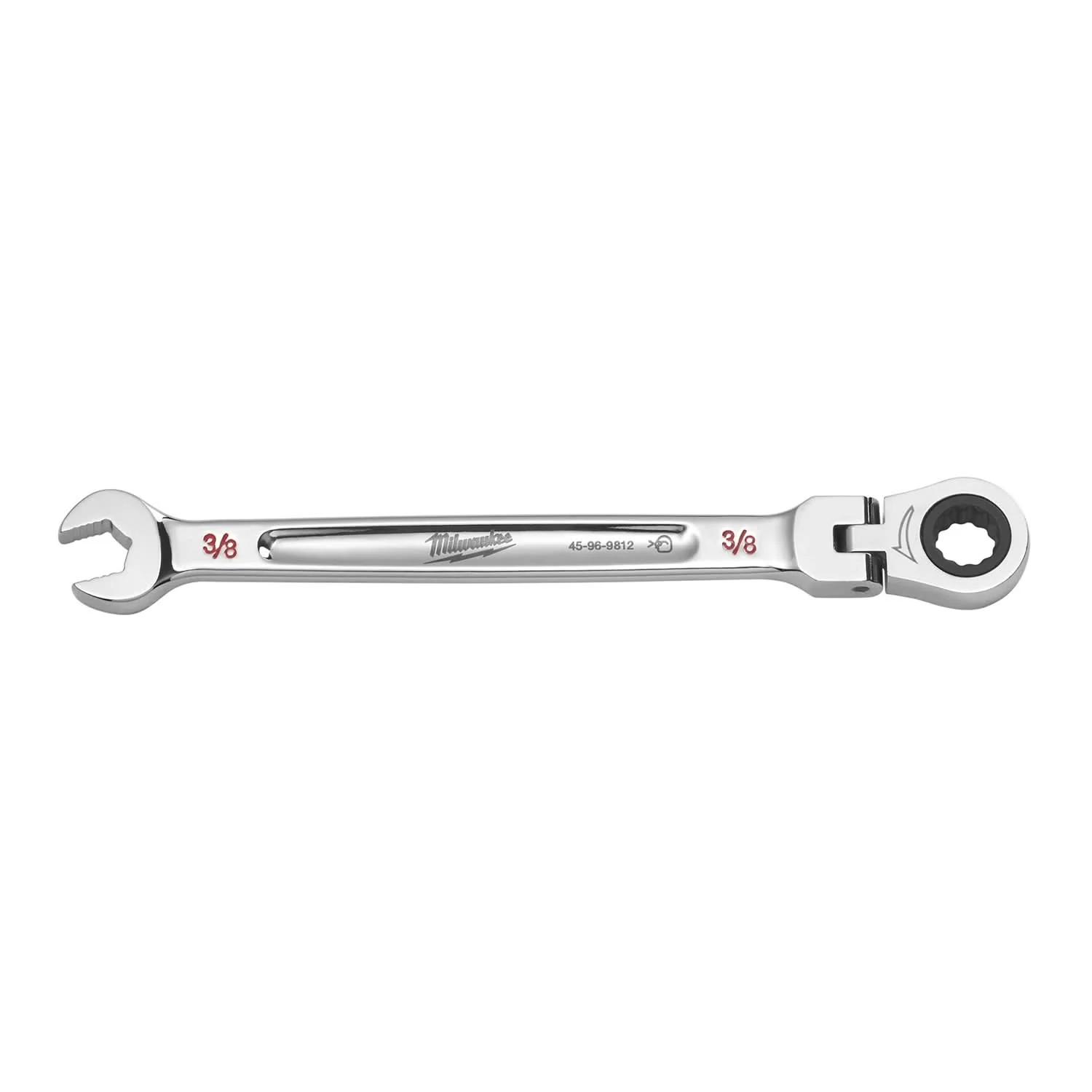 Milwaukee 45-96-9812 3/8-Inch Flex Head Combination Wrench - Image 1