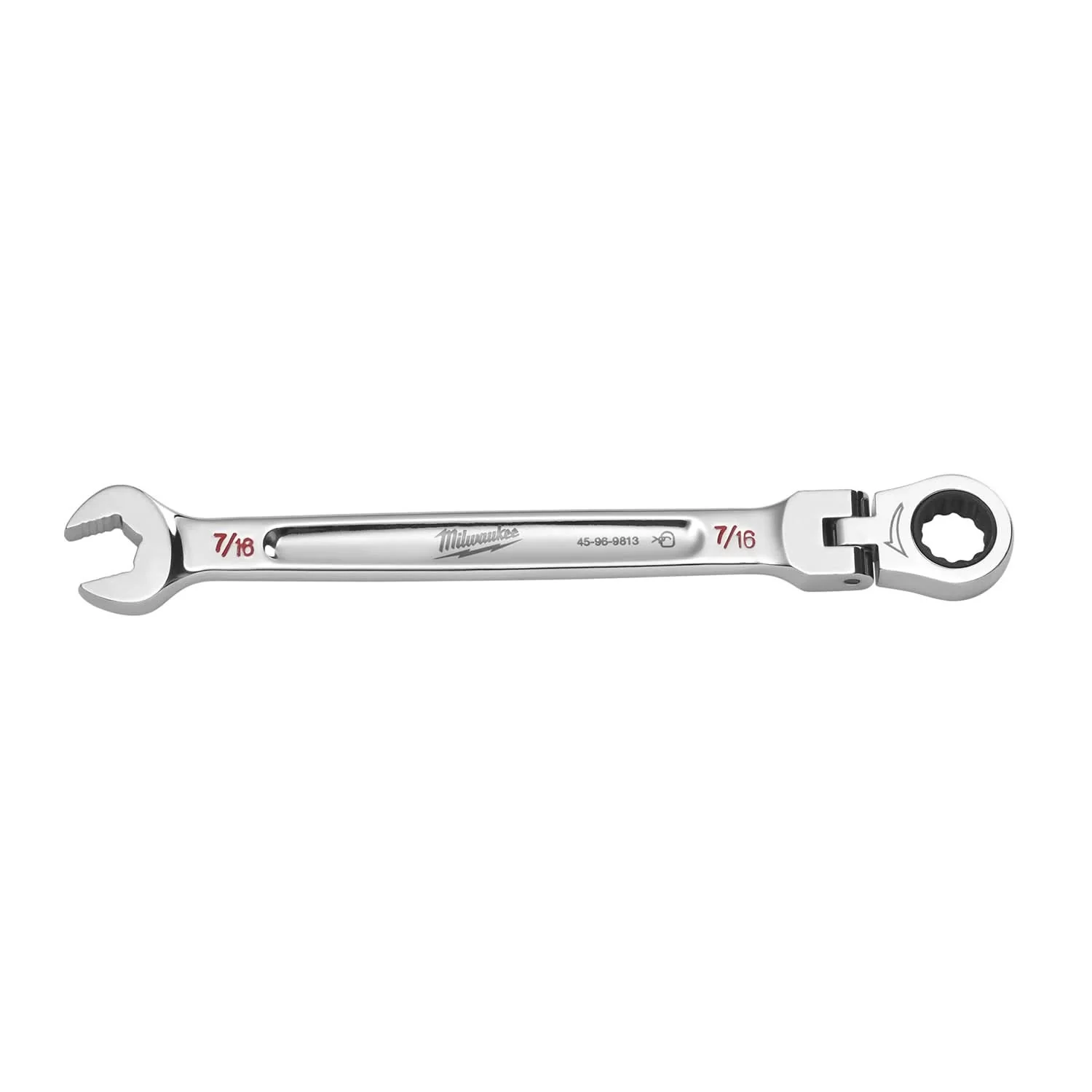 Milwaukee 45-96-9813 7/16-Inch Flex Head Combination Wrench - Image 1