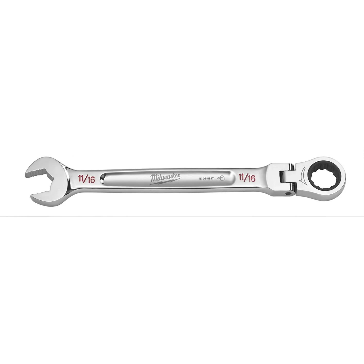Milwaukee 45-96-9817 11/16-Inch Flex Head Combination Wrench - Image 1