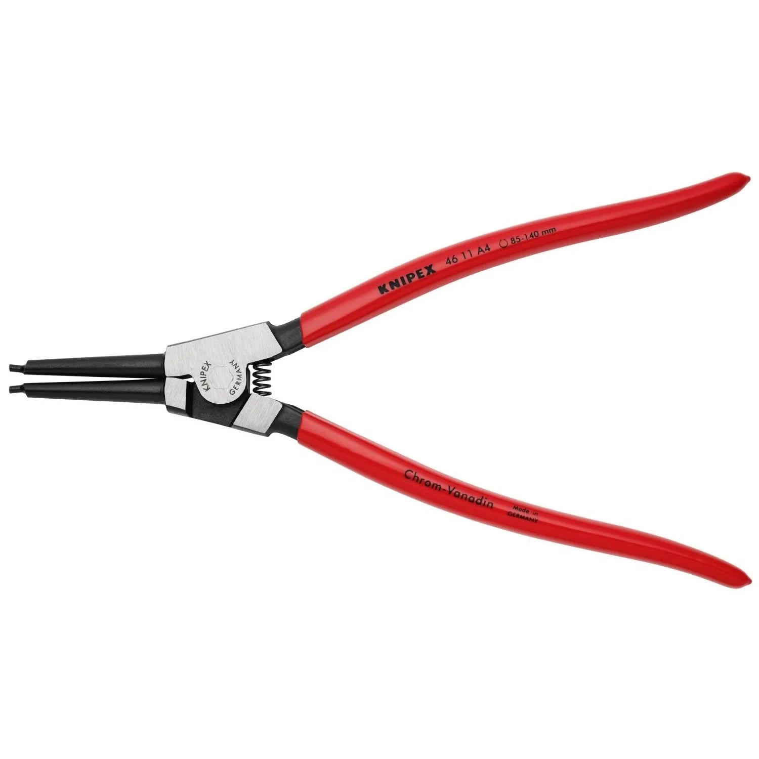 Knipex 46 11 A4 External Snap Ring Pliers-Forged Tips