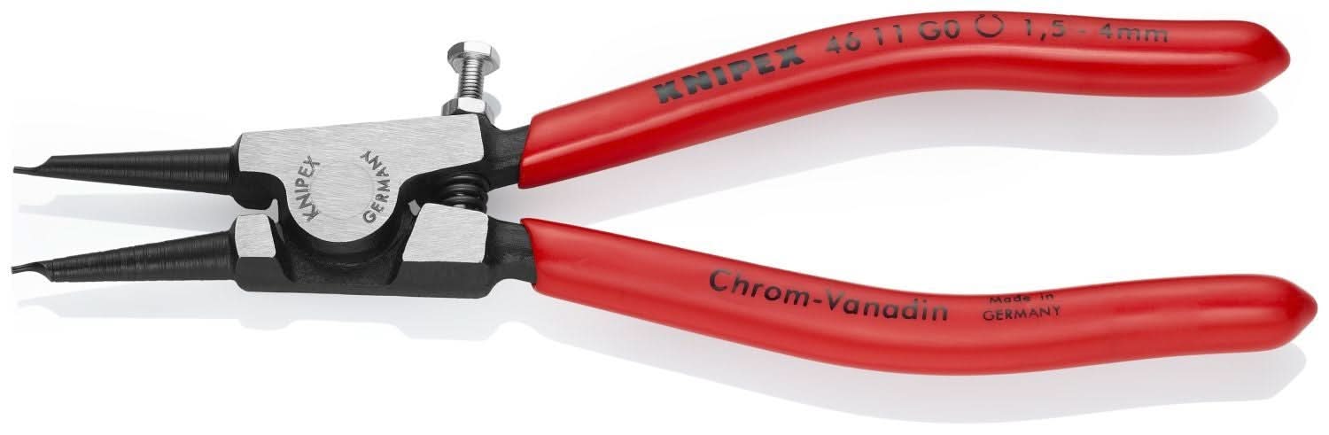 Knipex 46 11 G0 Circlip Pliers for Grip Rings-Adjustable Screw - Image 3