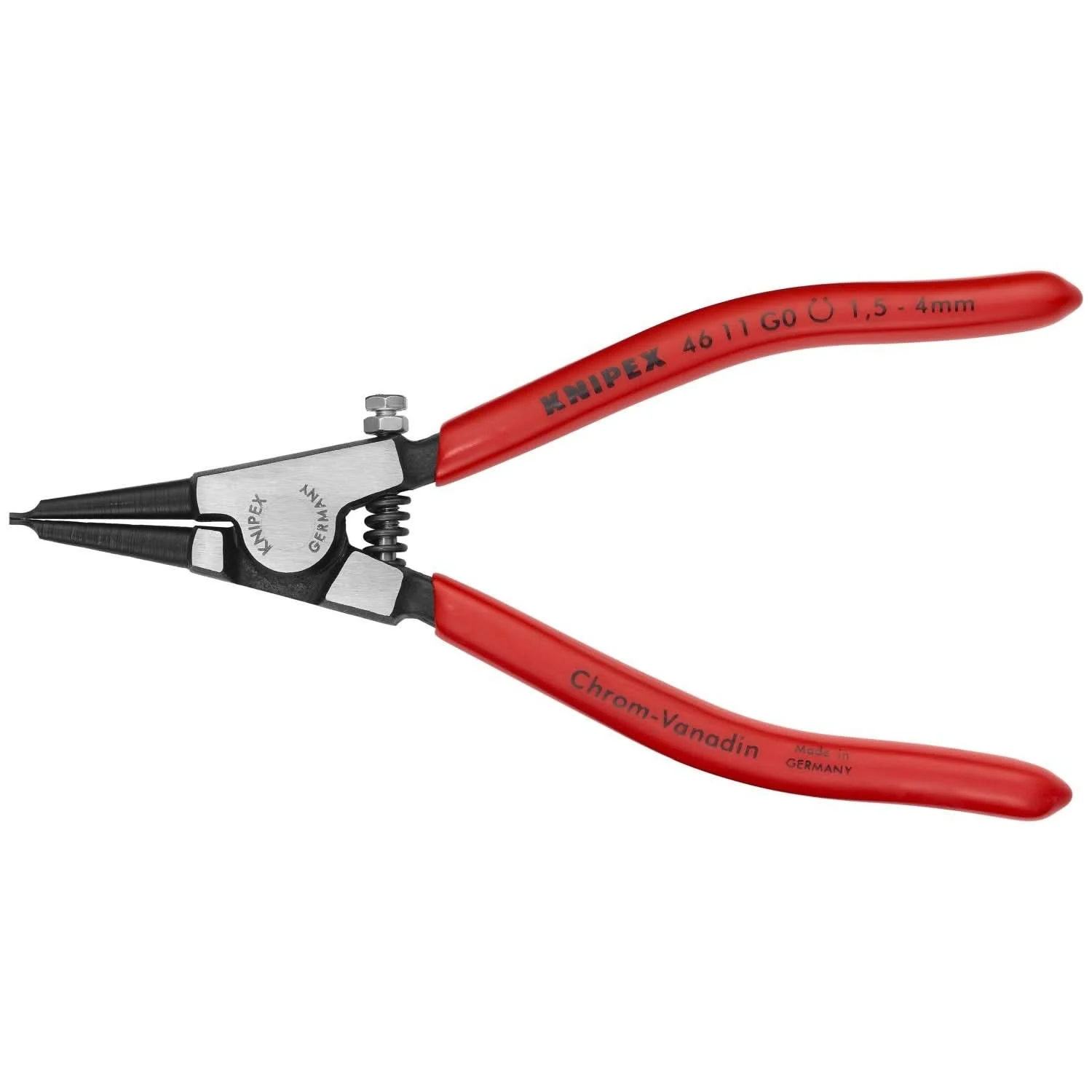 Knipex 46 11 G0 Circlip Pliers for Grip Rings-Adjustable Screw - Image 1