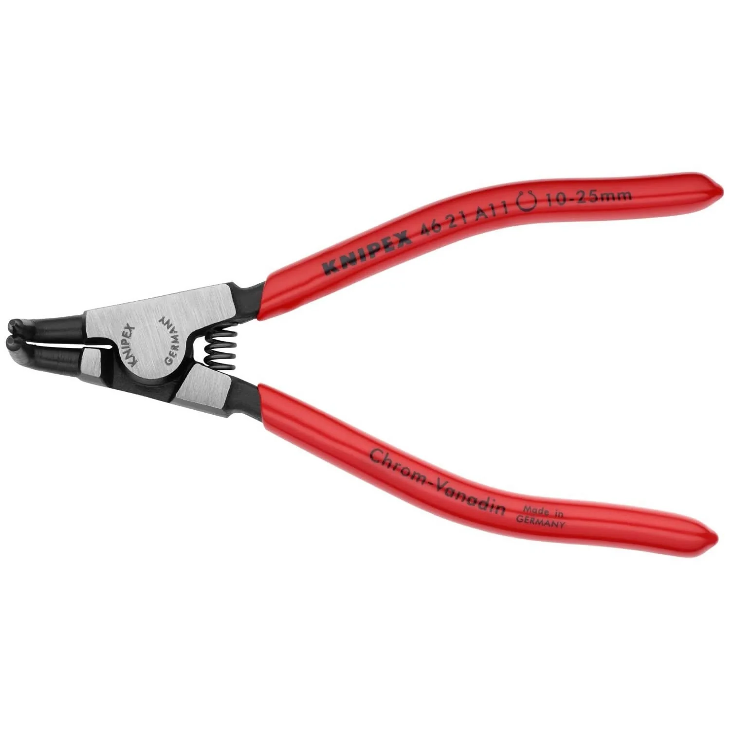 Knipex 46 21 A11 External 90&deg; Angled Snap Ring Pliers-Forged Tips - Image 1