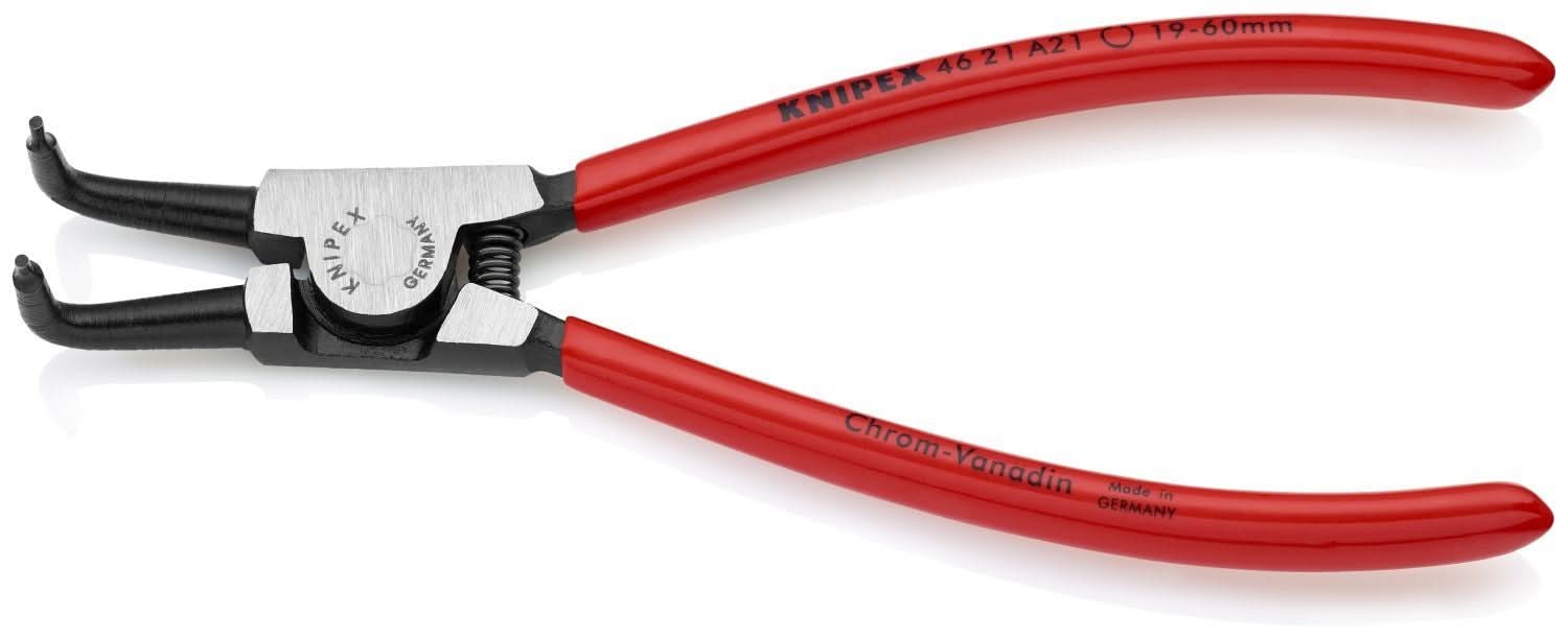 Knipex 46 21 A21 External 90&deg; Angled Snap Ring Pliers-Forged Tips - Image 3
