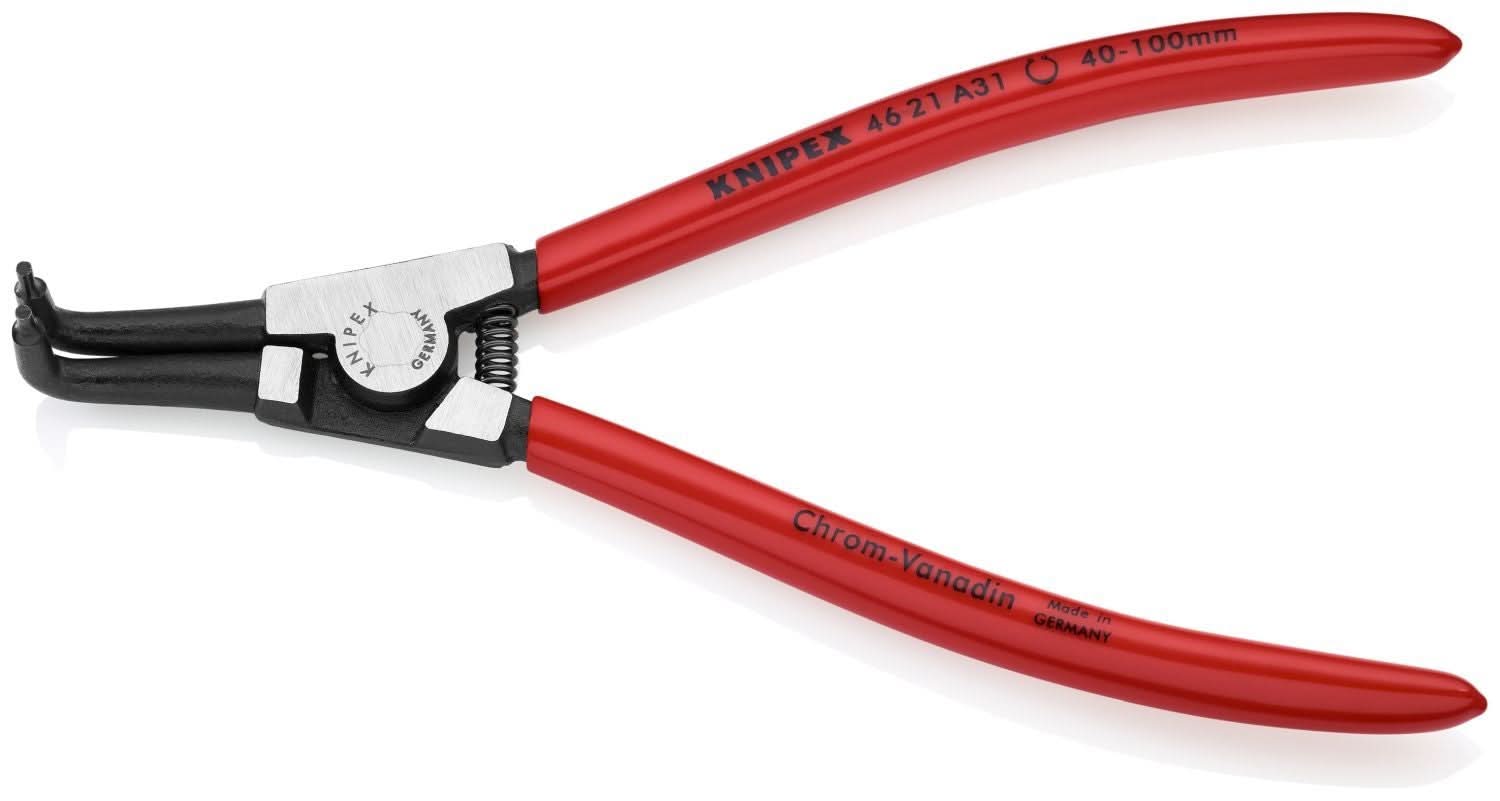 Knipex 46 21 A31 External 90&deg; Angled Snap Ring Pliers-Forged Tips - Image 2