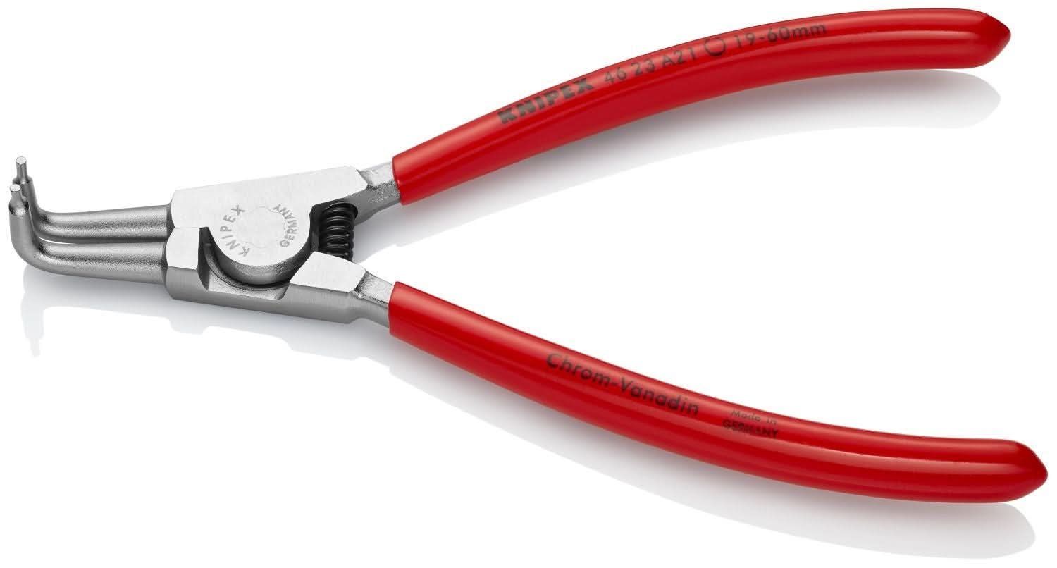 Knipex 46 23 A21 External 90&deg; Angled Snap Ring Pliers-Forged Tips - Image 2