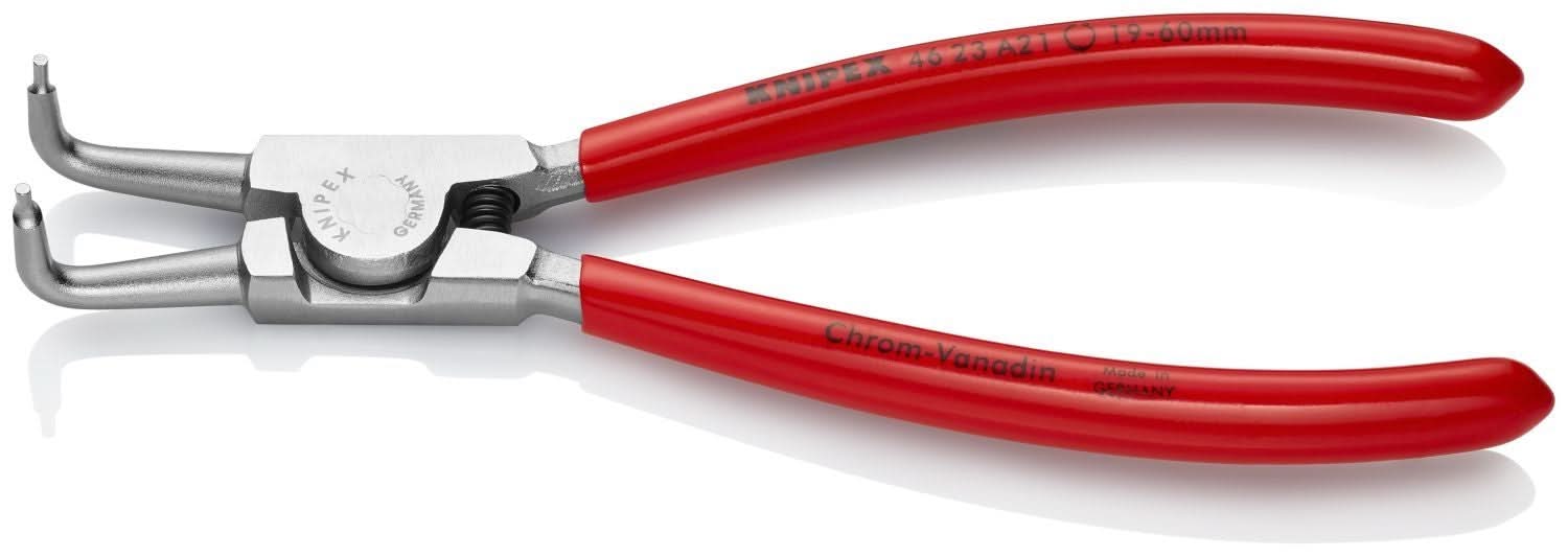 Knipex 46 23 A21 External 90&deg; Angled Snap Ring Pliers-Forged Tips - Image 3