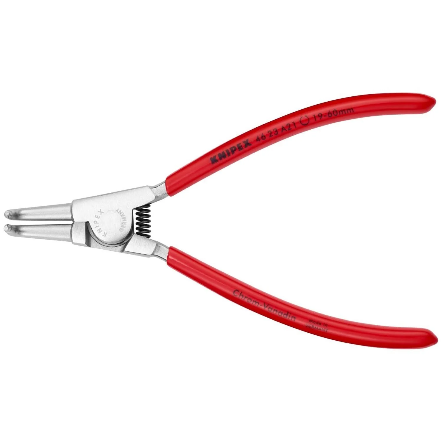 Knipex 46 23 A21 External 90&deg; Angled Snap Ring Pliers-Forged Tips - Image 1
