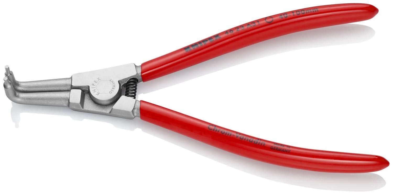 Knipex 46 23 A31 External 90&deg; Angled Snap Ring Pliers-Forged Tips - Image 2