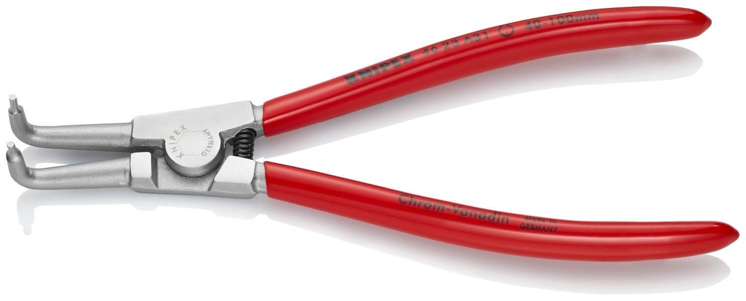 Knipex 46 23 A31 External 90&deg; Angled Snap Ring Pliers-Forged Tips - Image 3