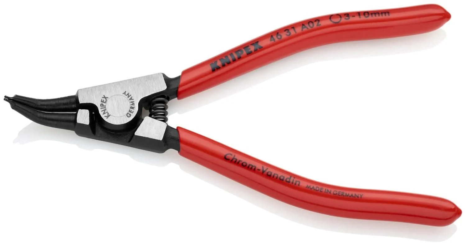 Knipex 46 31 A02 External 45&deg; Angled Snap Ring Pliers-Forged Tips - Image 2