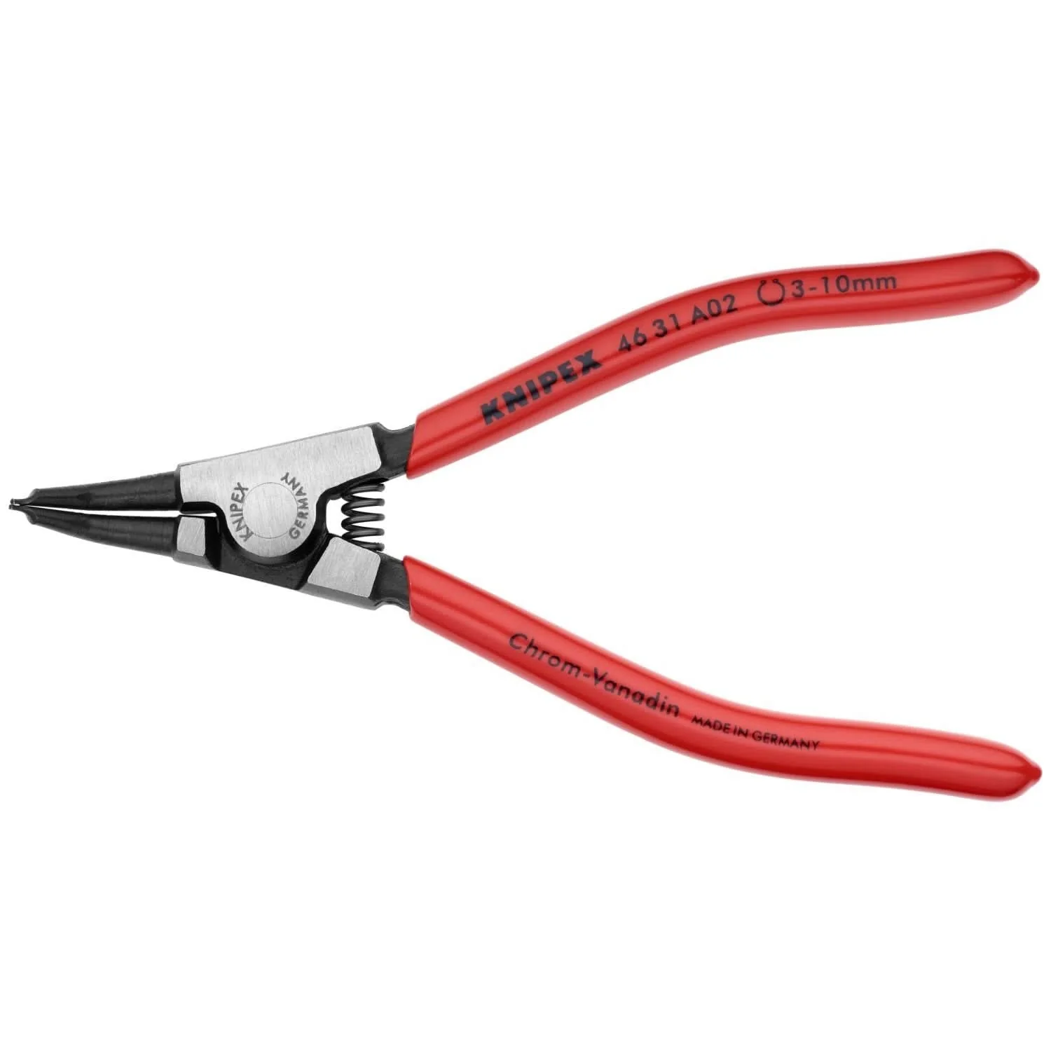 Knipex 46 31 A02 External 45&deg; Angled Snap Ring Pliers-Forged Tips - Image 1