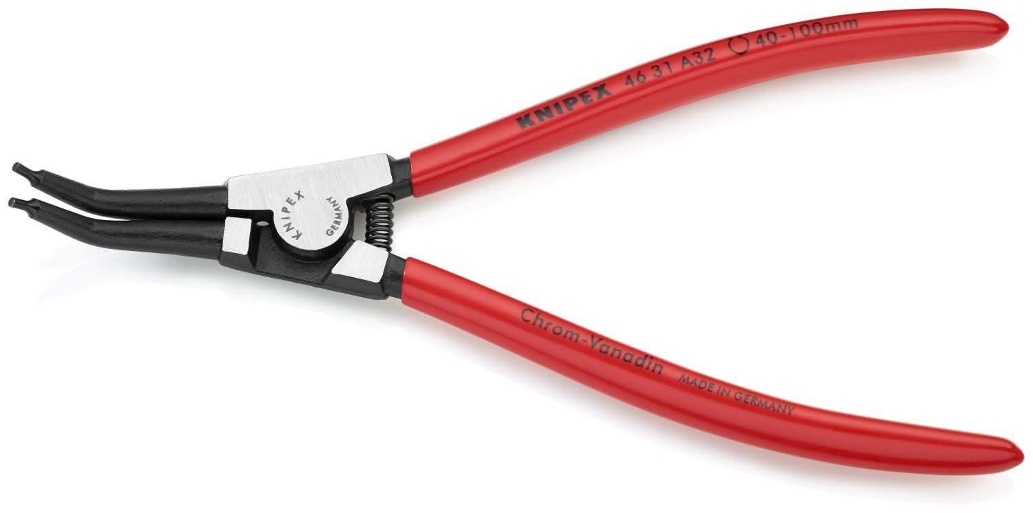 Knipex 46 31 A32 External 45&deg; Angled Snap Ring Pliers-Forged Tips - Image 2