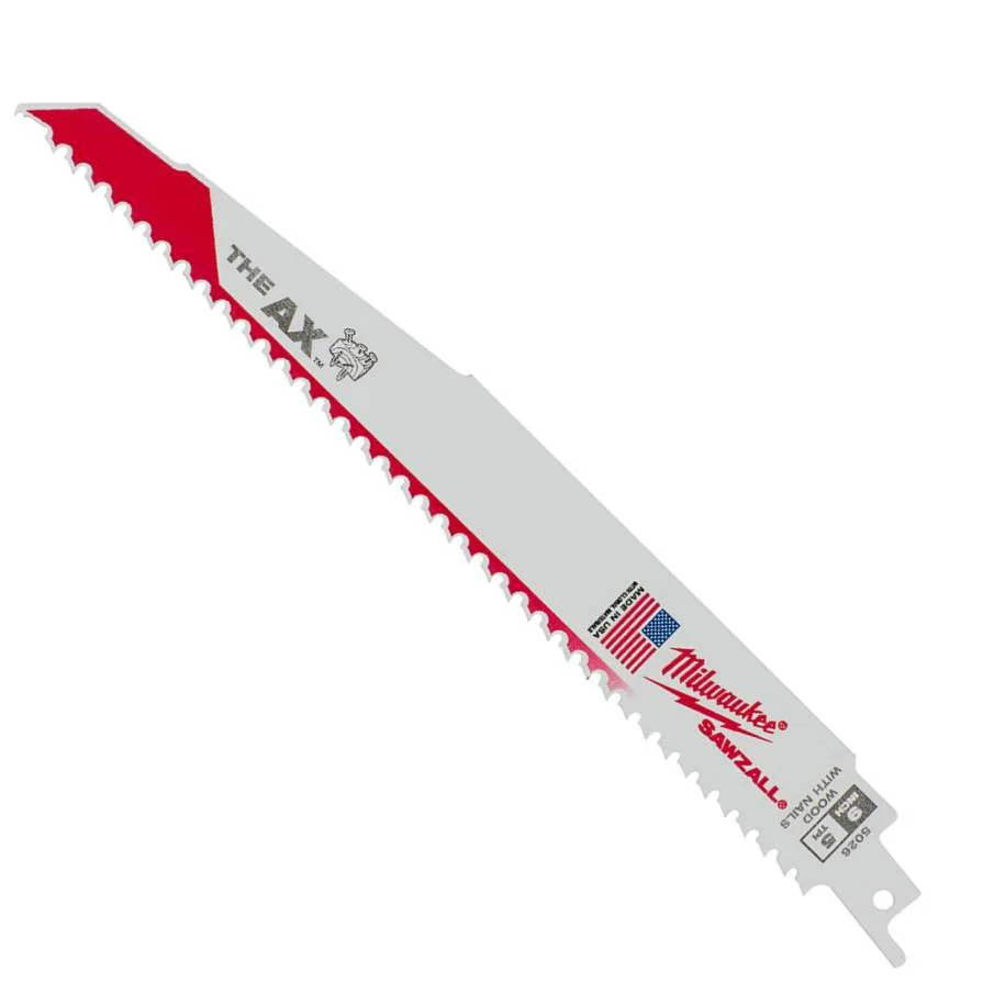 Milwaukee 48-00-5026 9" 5 TPI The Ax SAWZALL Recip Blade (5 Pk) (PROMO) - Image 1