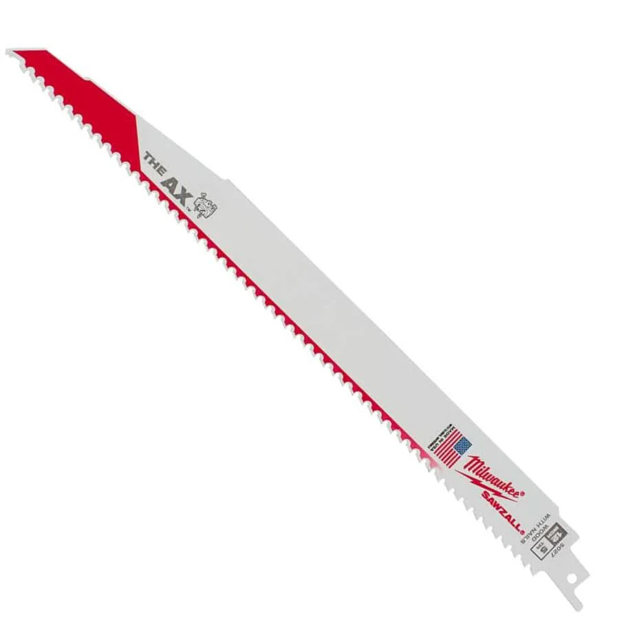 Milwaukee 48-00-5027 12″ 5 TPI The Ax SAWZALL Recip Blade (5 Pk)