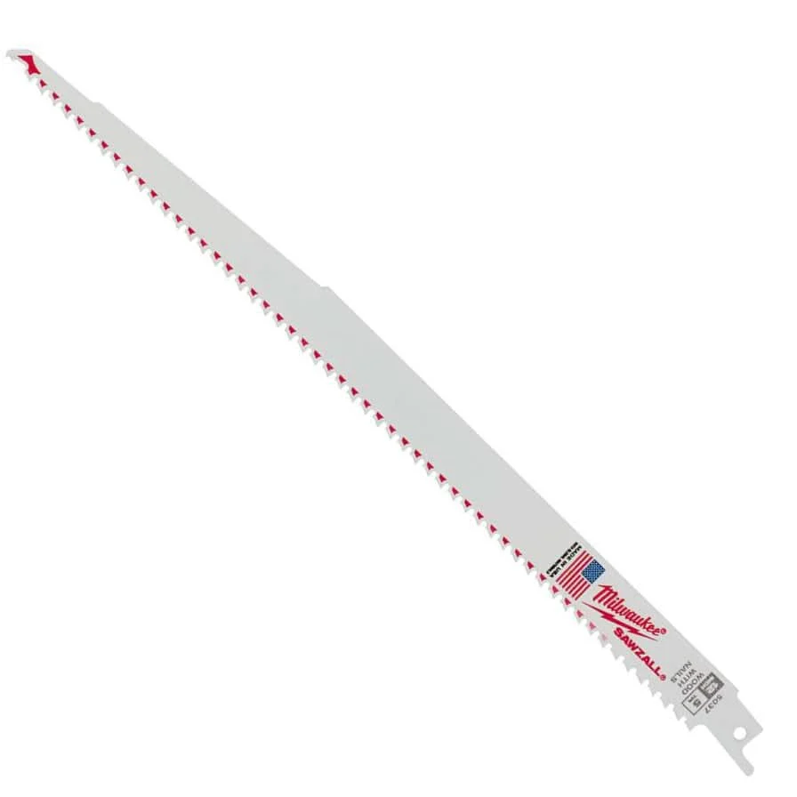 Milwaukee 48-00-5037 12″ 5 TPI SAWZALL Recip Blade (5 Pk)