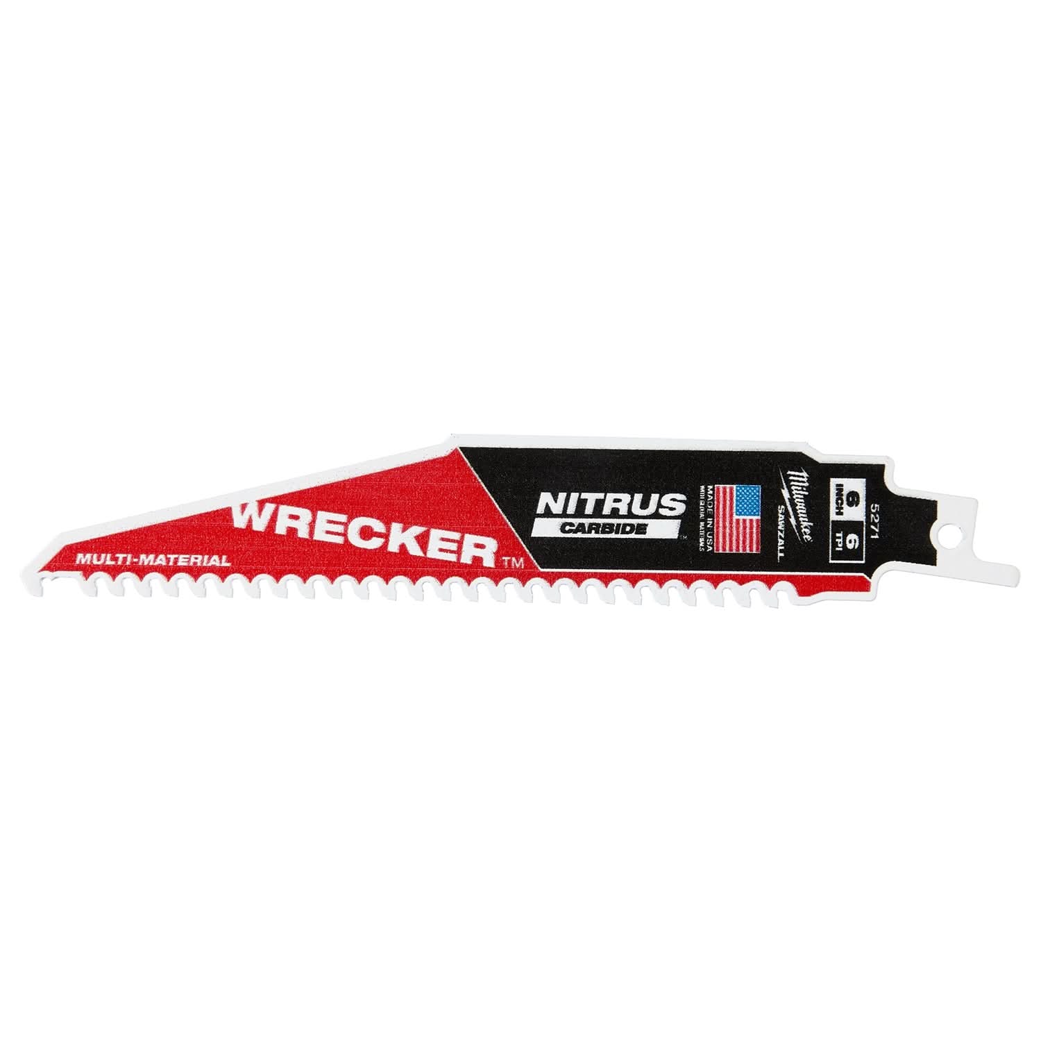 Milwaukee 48-00-5371 6″ The WRECKER with NITRUS CARBIDE 3PK