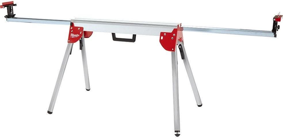 M18 FUEL ONE-KEY 18-Volt Lithium-Ion Brushless Cordless 8-1/4 in. Table Saw with Stand and 10 in. Miter Saw with Stand - Image 2