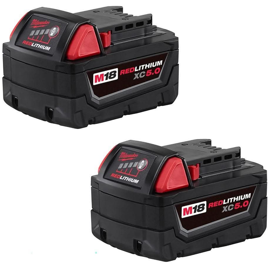 Milwaukee M18 Redlithium XC 5.0Ah Extended Capacity Battery, 3-Pack - Image 2