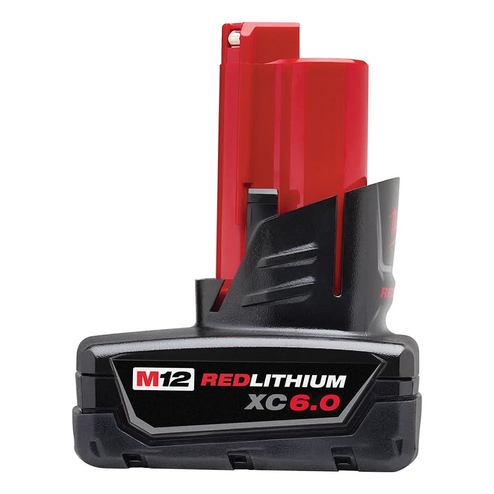 Milwaukee 48-11-2460 M12 REDLITHIUM XC 6.0Ah Extended Capacity Battery Pack - Image 1